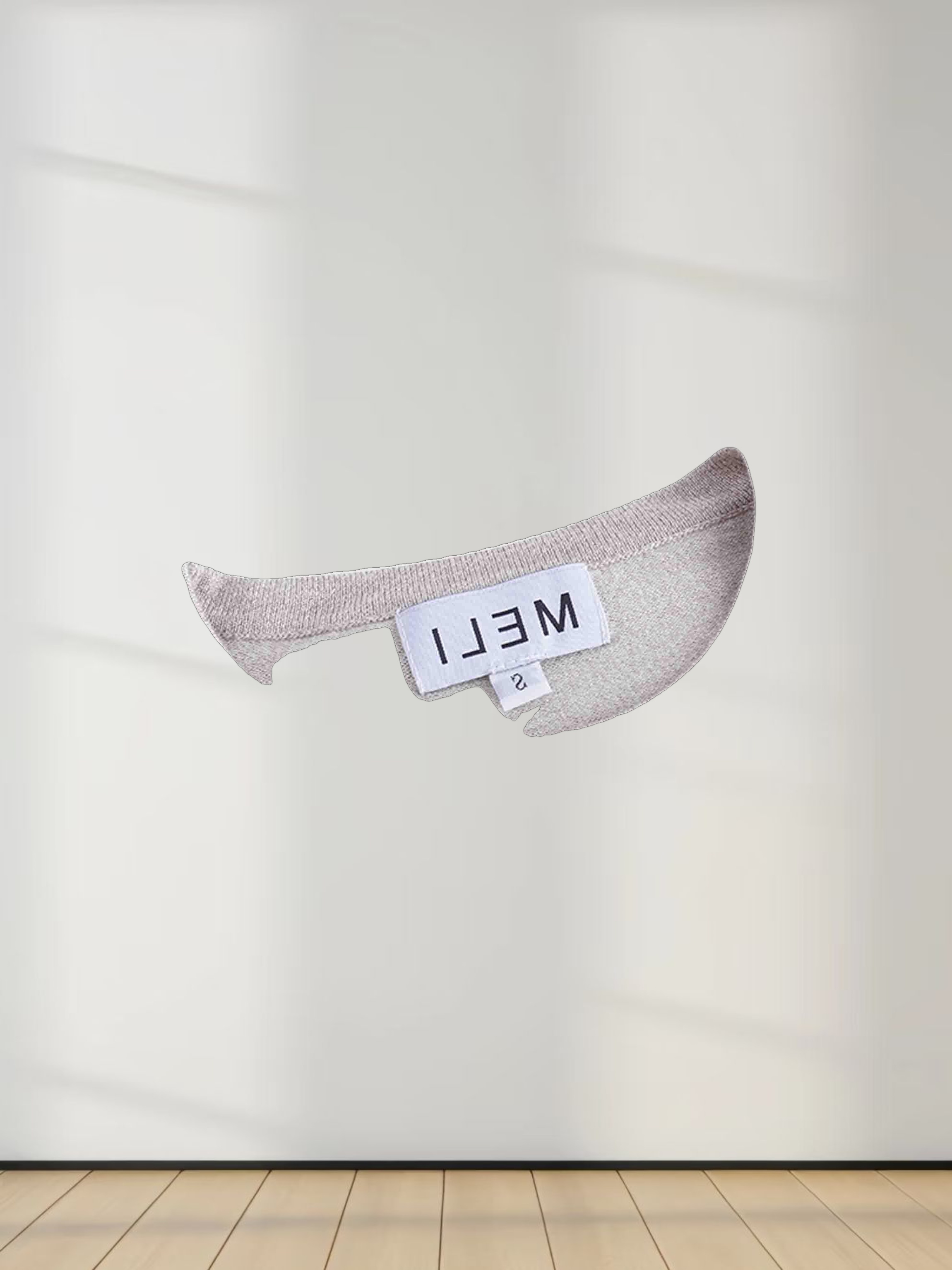 Basic Crew Sweater LS-Heathered Oatmeal