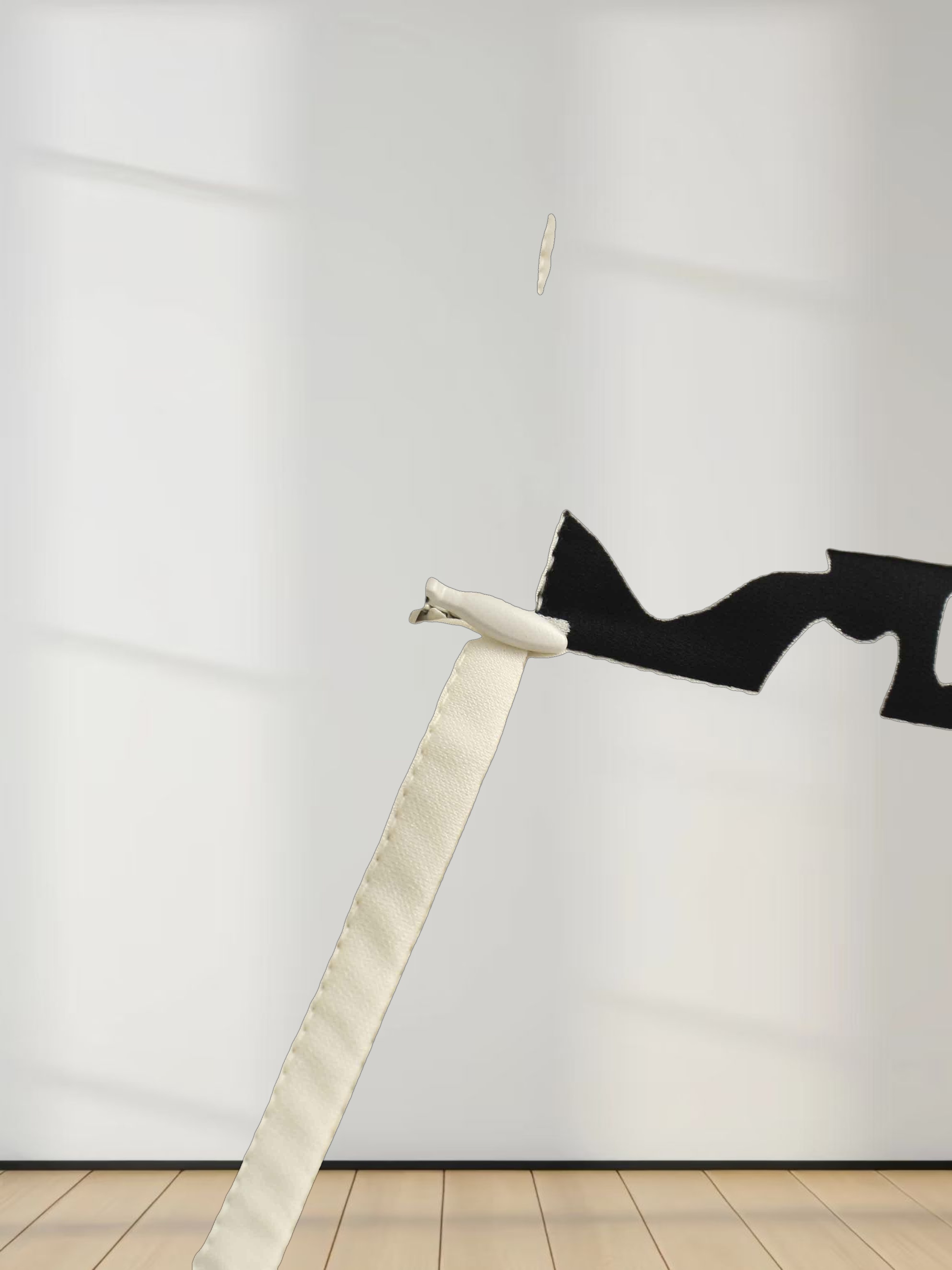 Printed Yoke Pleated Skirt-Cream/Black Floral