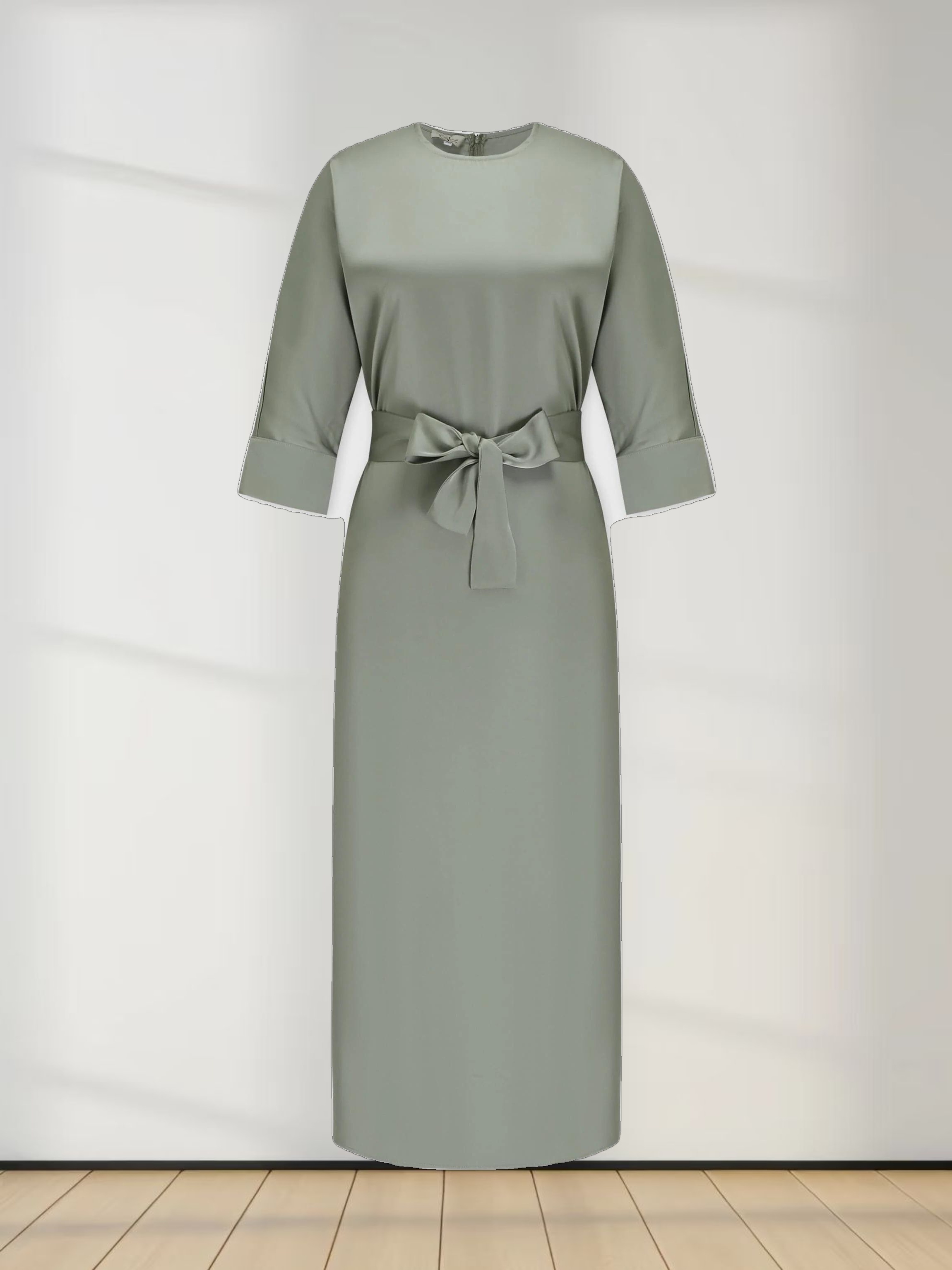 Oversized Dress-Sage