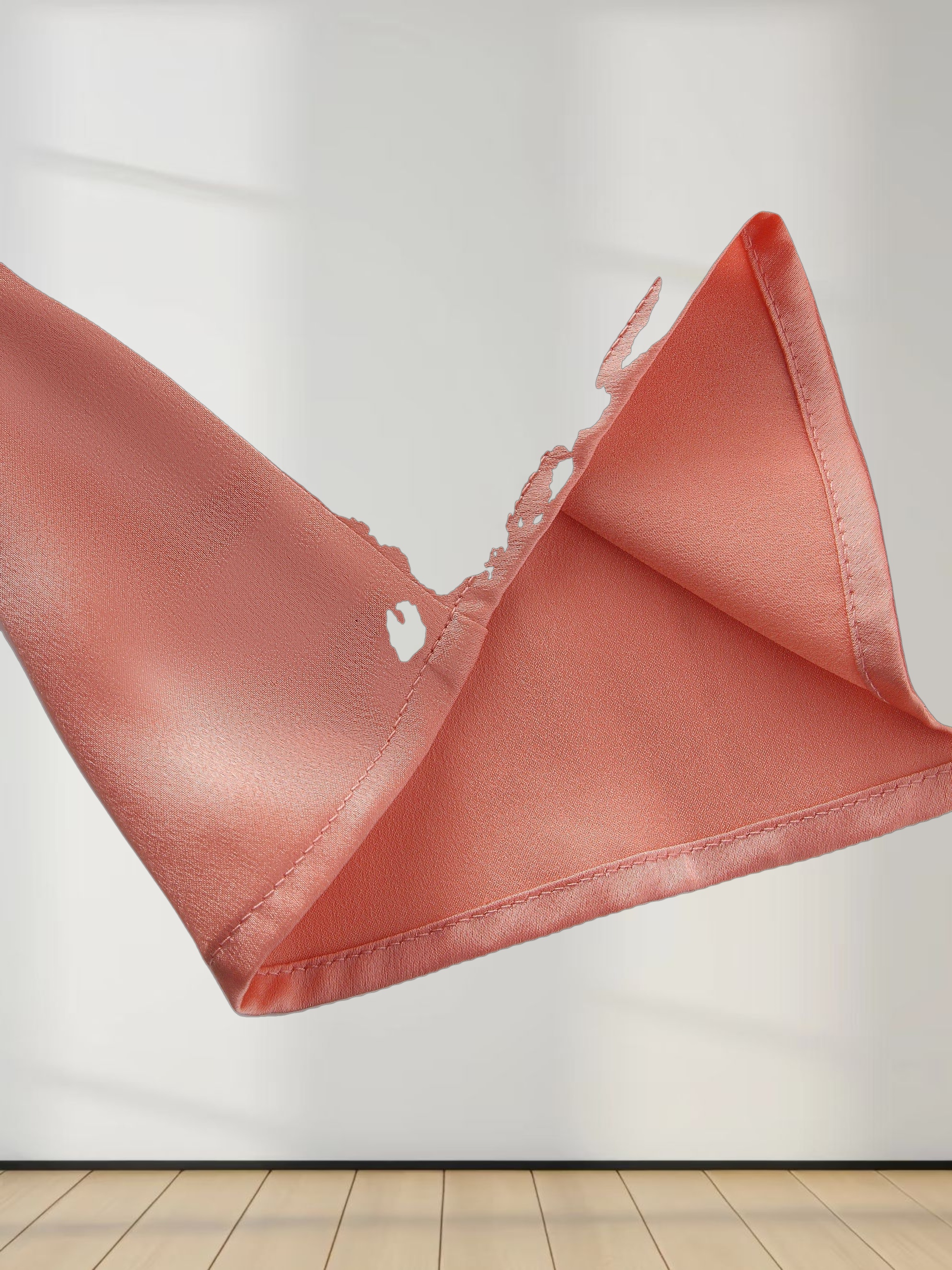 Micro Pleat Dress-Peach