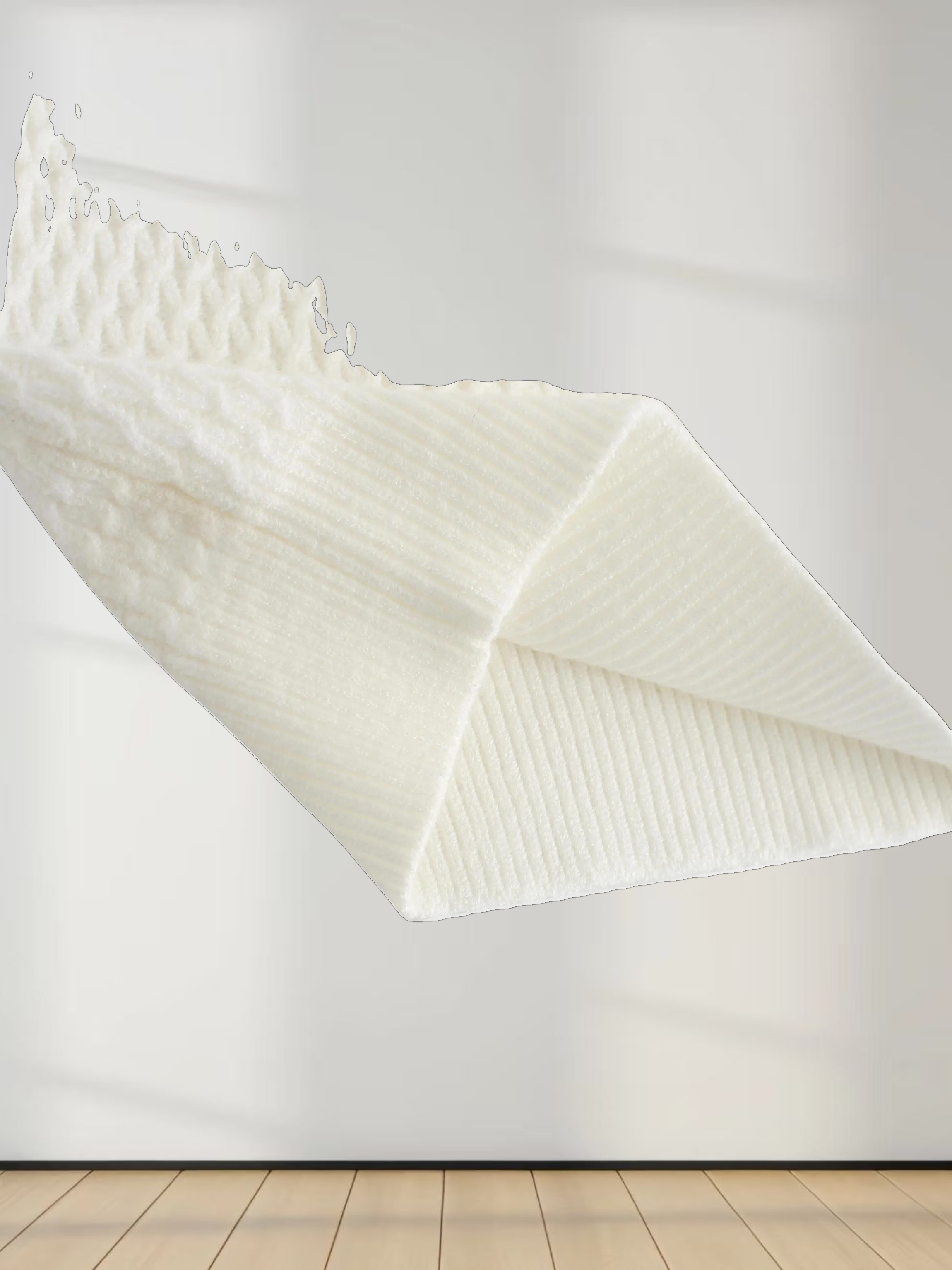 Textured Crew Cardigan-Ivory