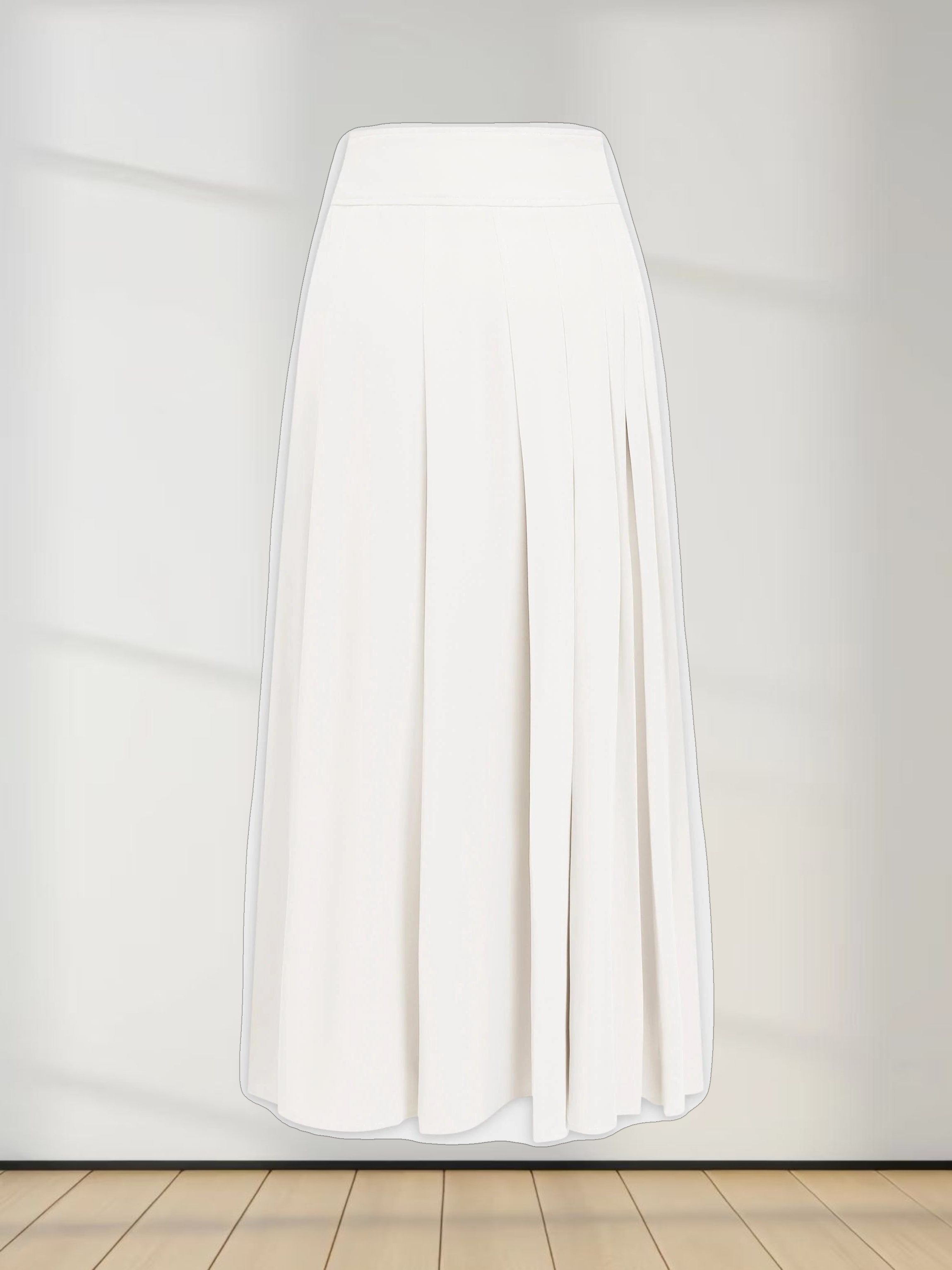 Yoke Pleated Skirt 37