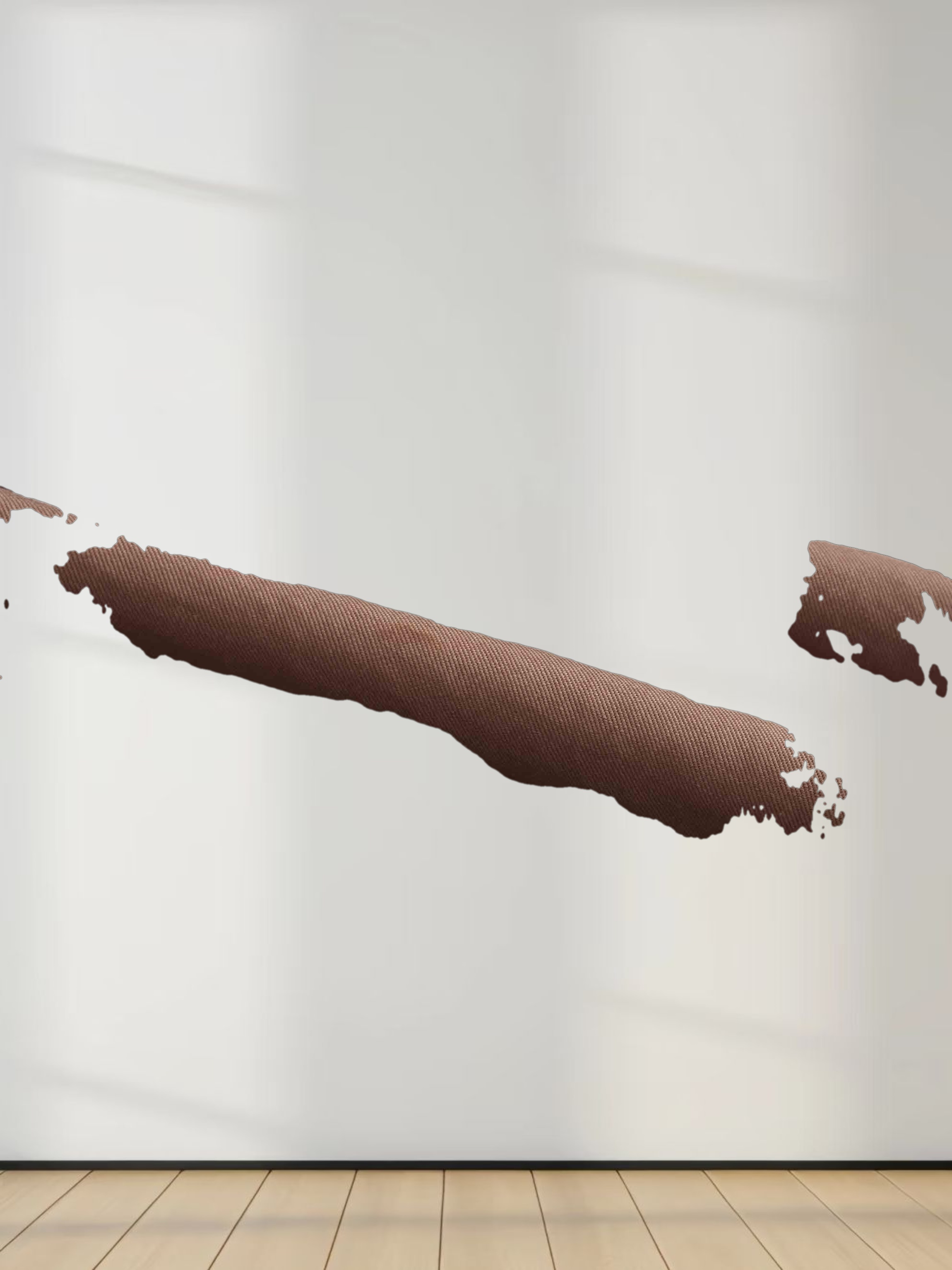 Drawstring Circle Skirt-Brown