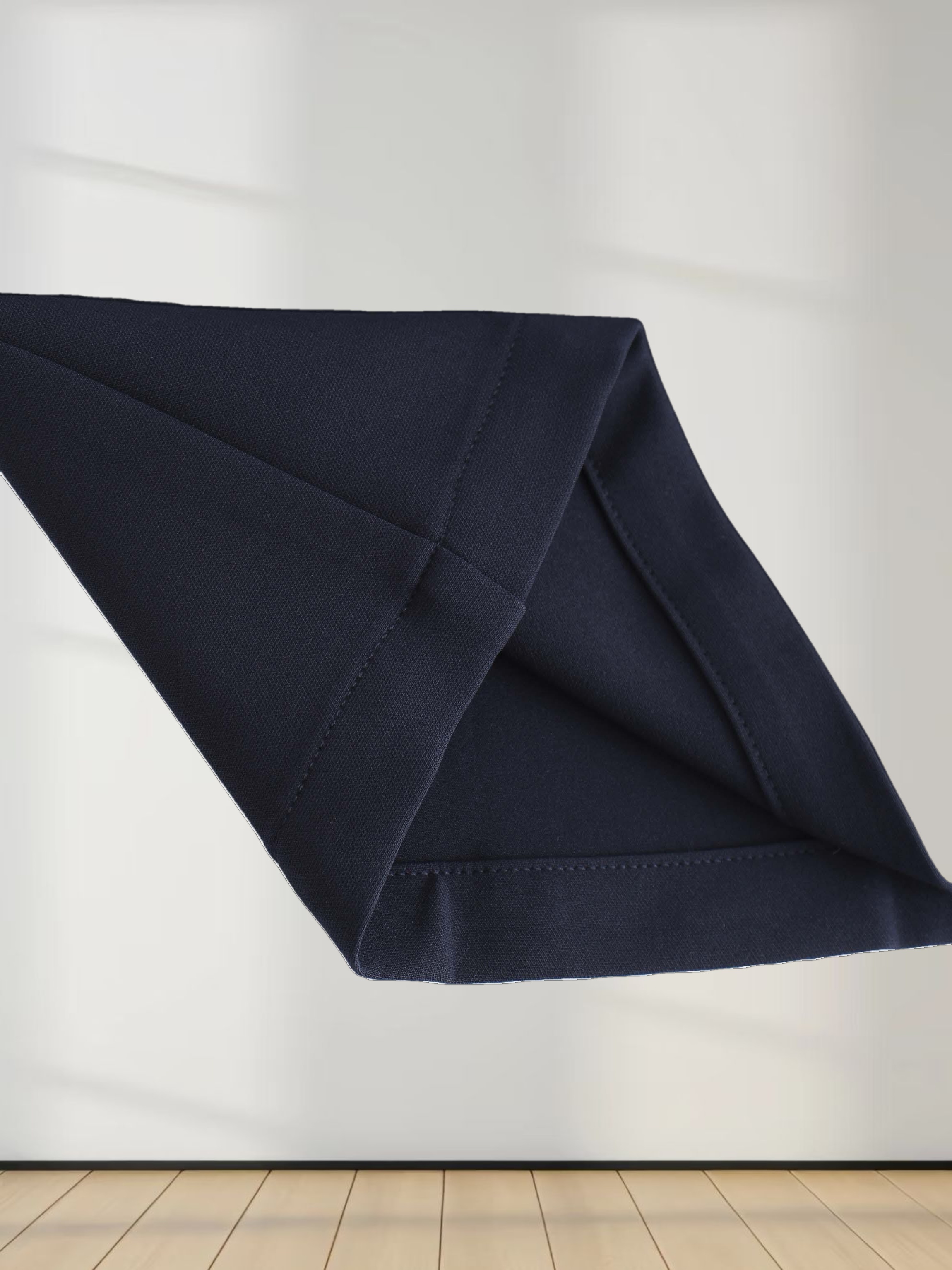 Side Ruffle Skirt-Navy