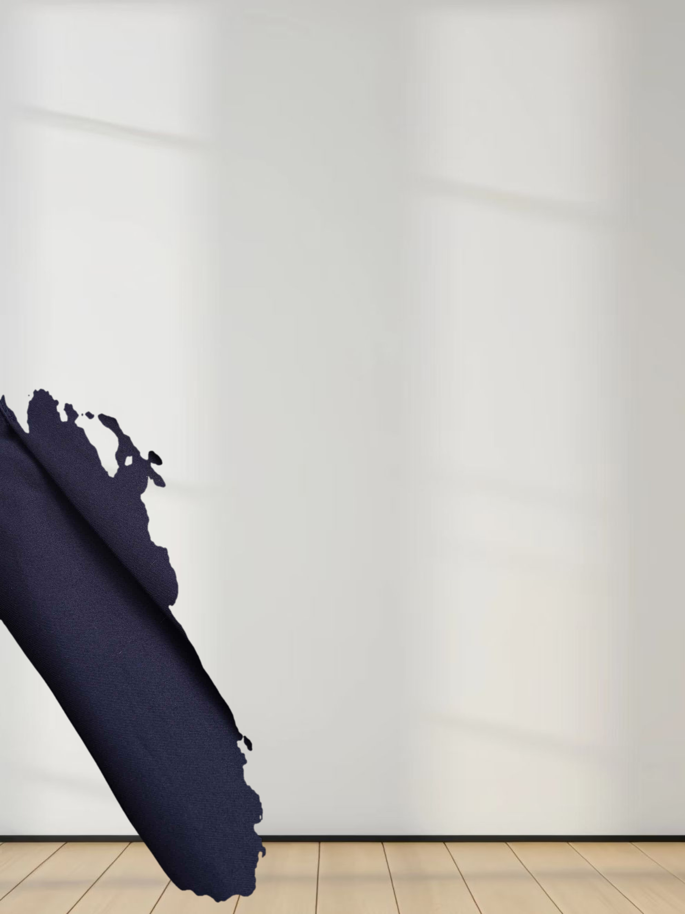 Full Pleated Skirt-Navy