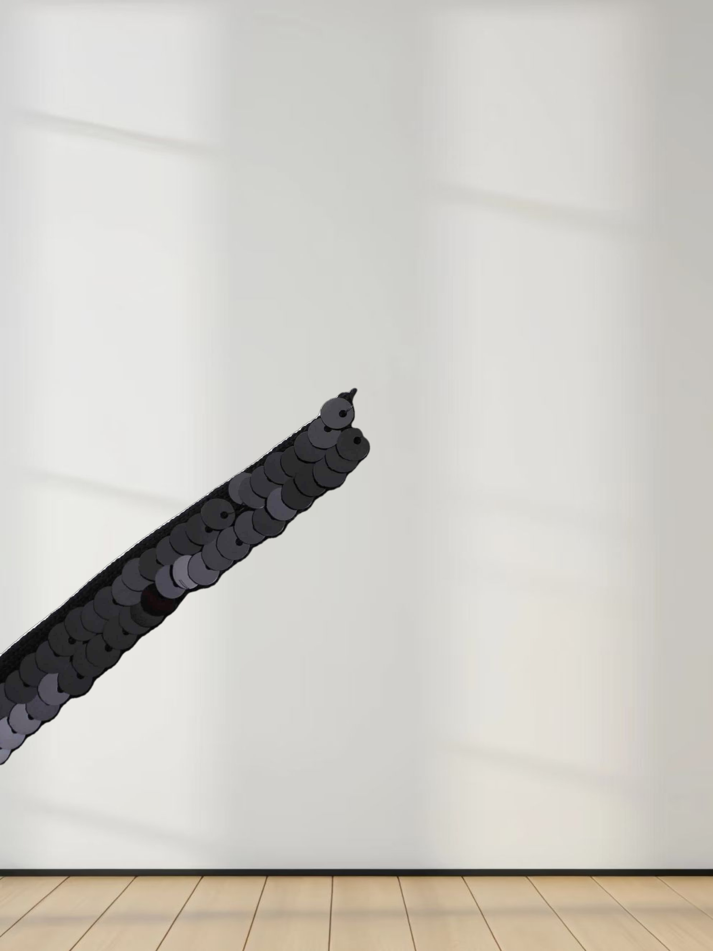 Sequin Trim Sweater-Black