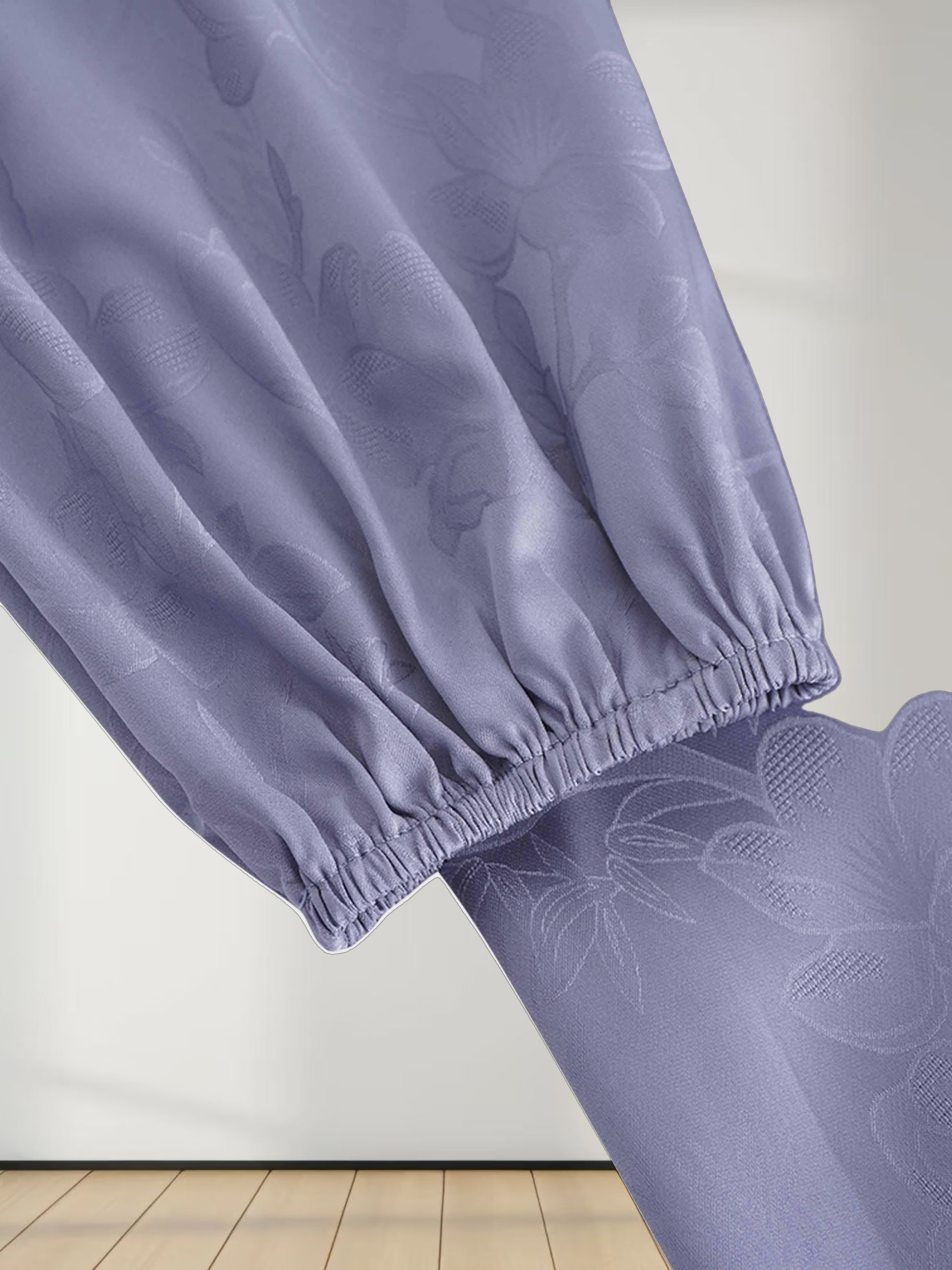 A Line Shirtdress-Slate Blue Floral