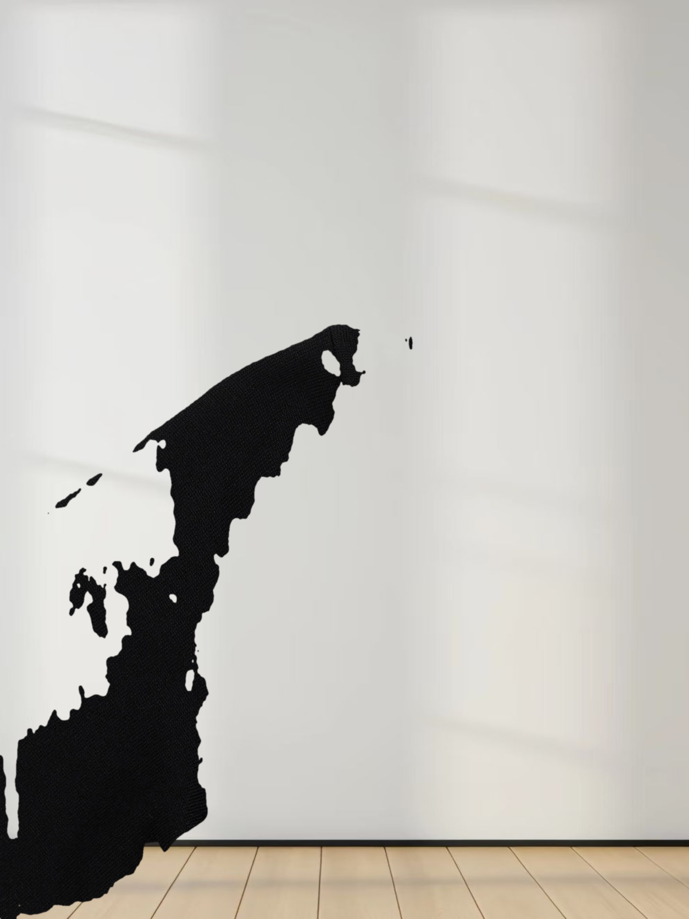 Wool Blend Collared Cardigan-Black