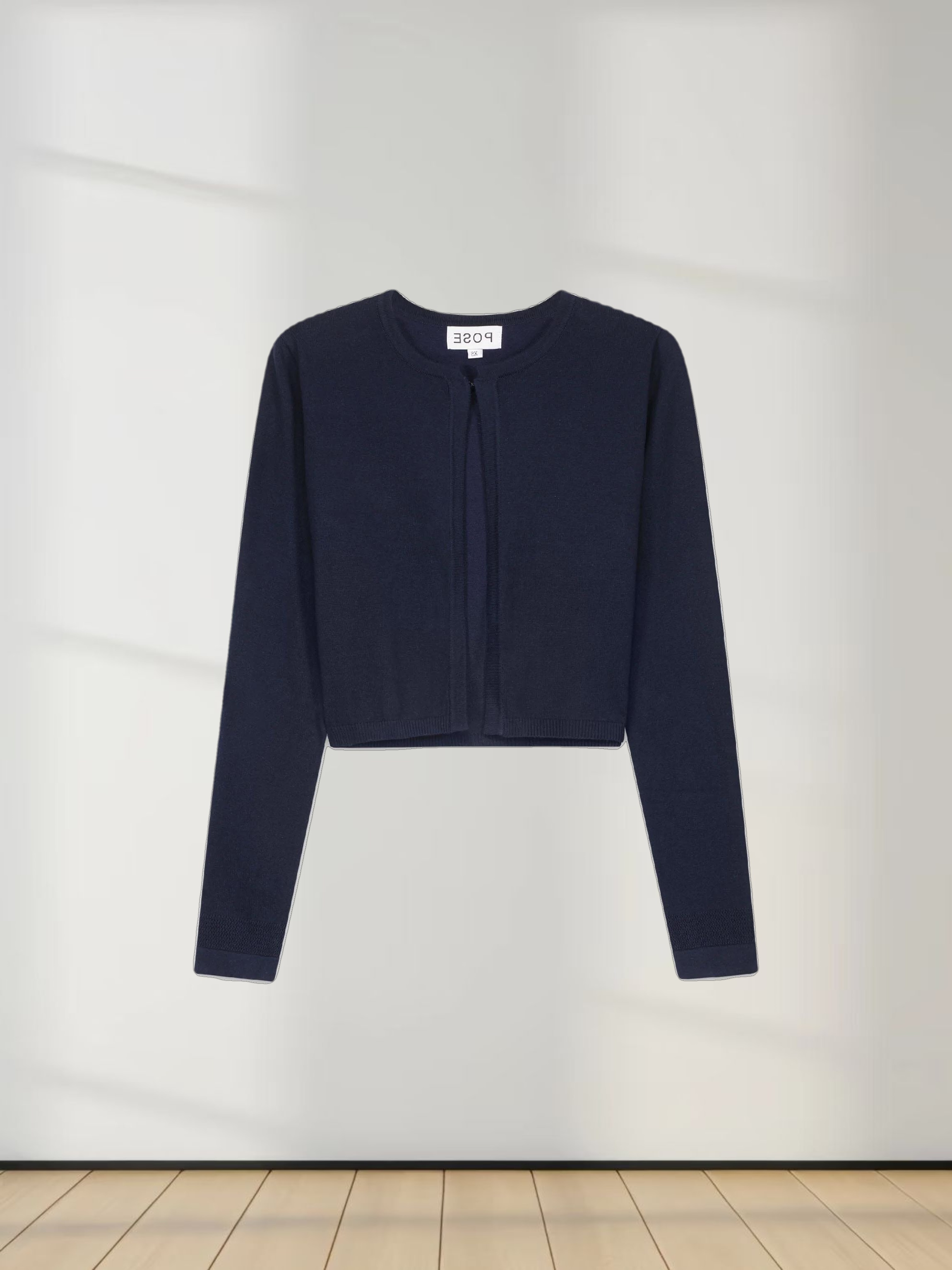 FLAT SHRUG-NAVY