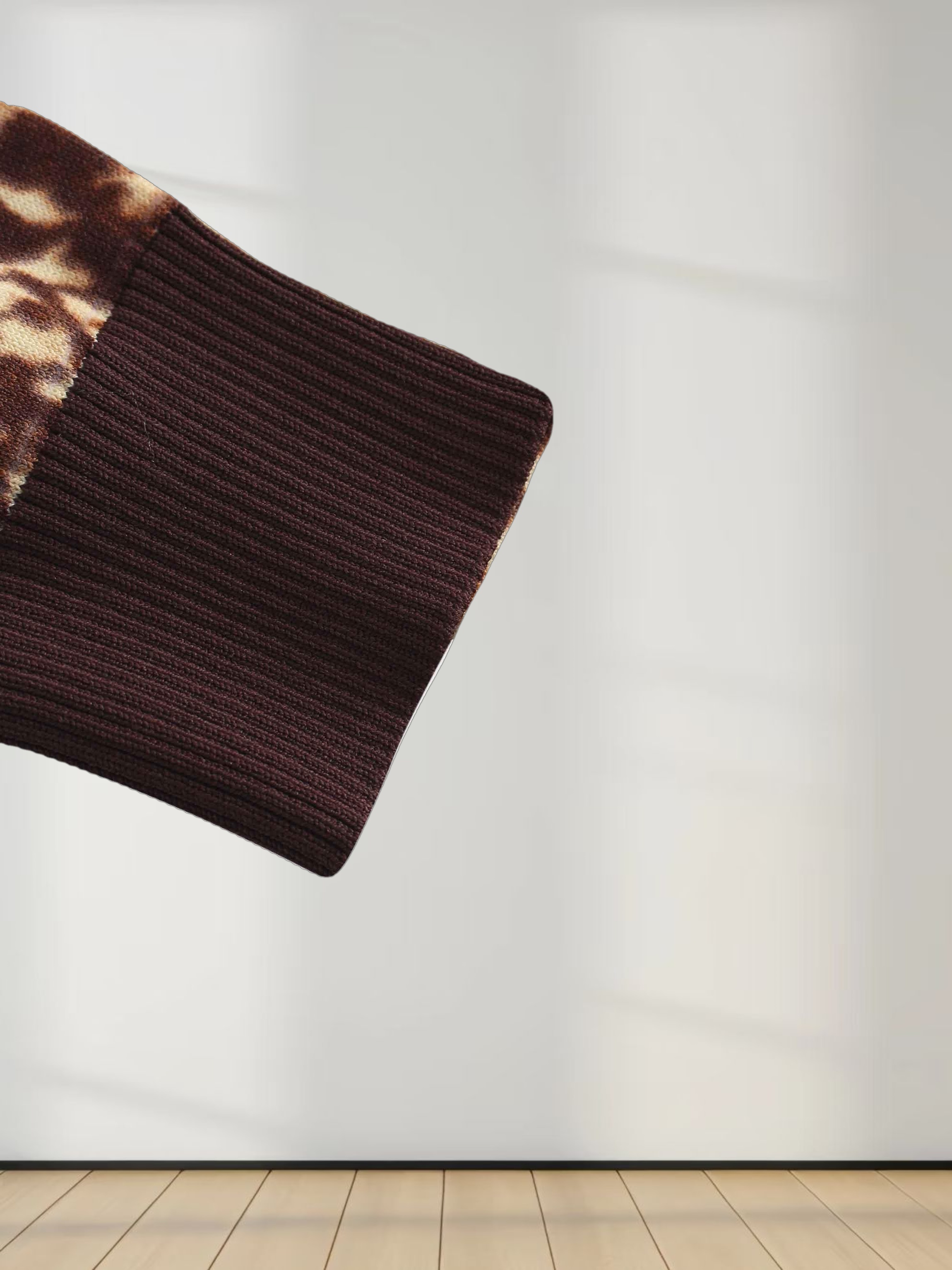 Buttoned Cardigan-Brown Speckled