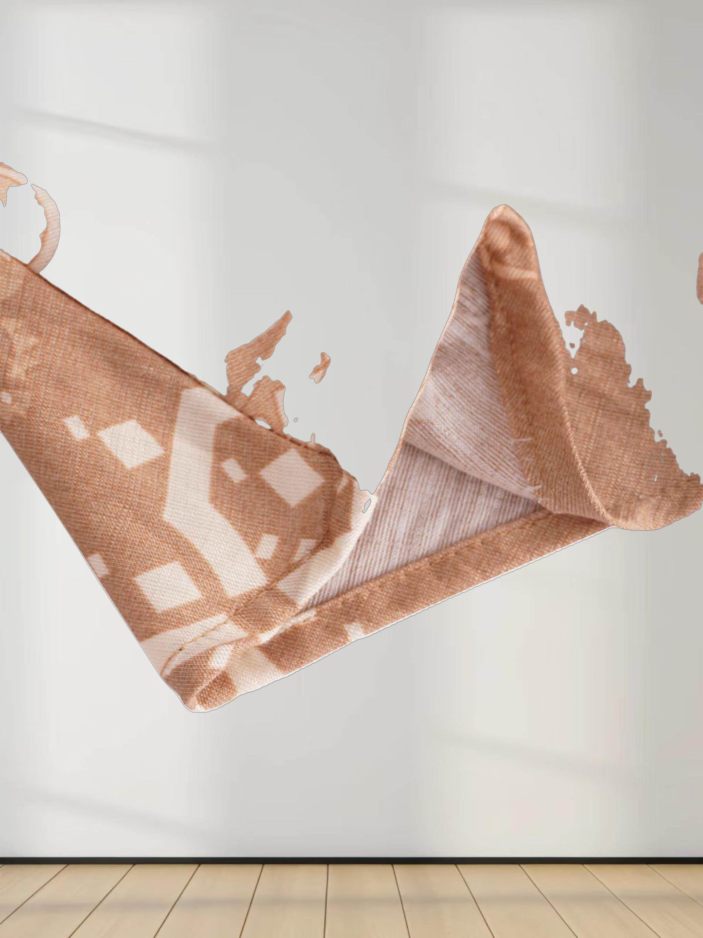 Leather Buckle Skirt-Tan Medallion