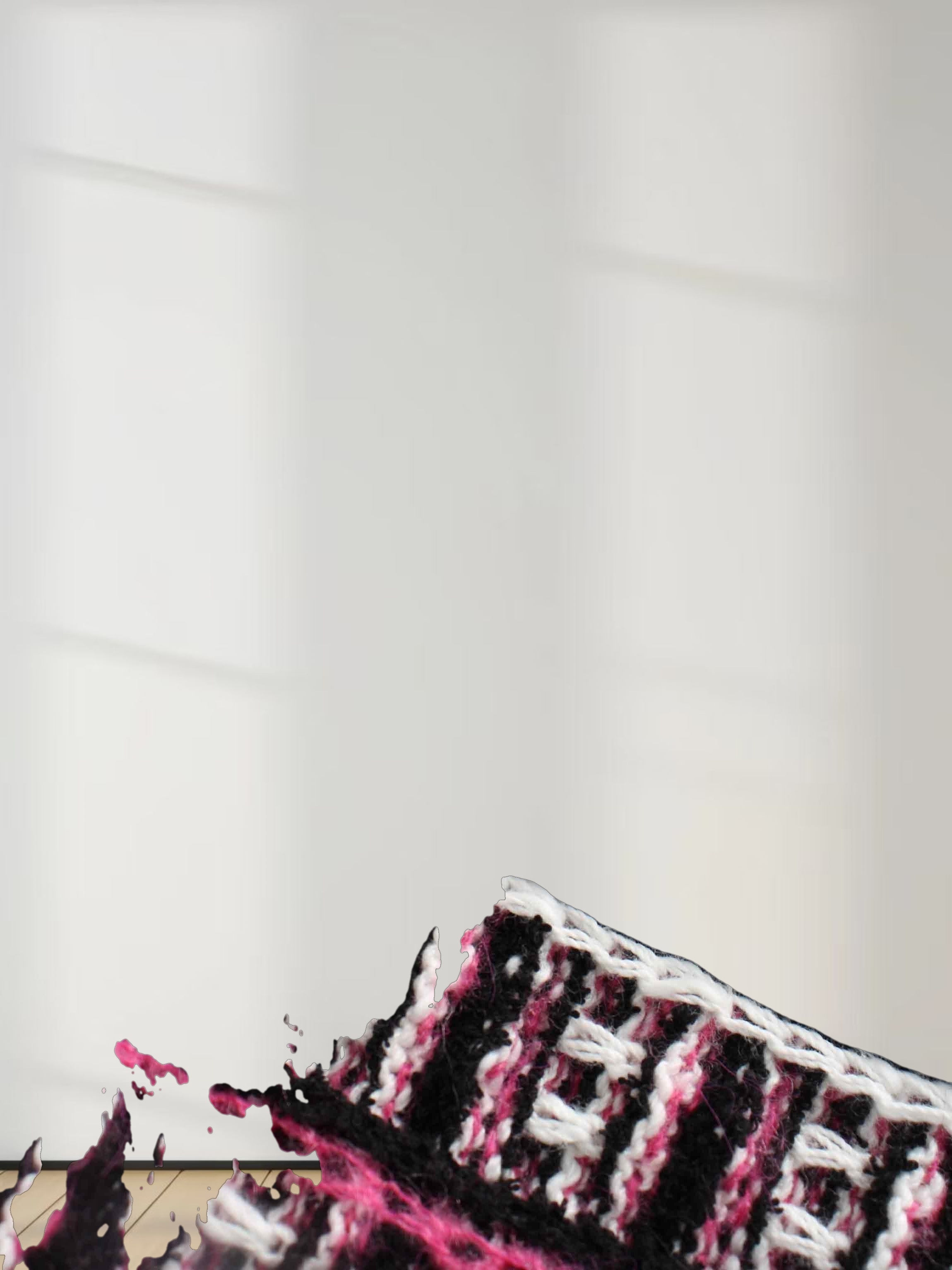 Boucle Knit Cardigan-Pink