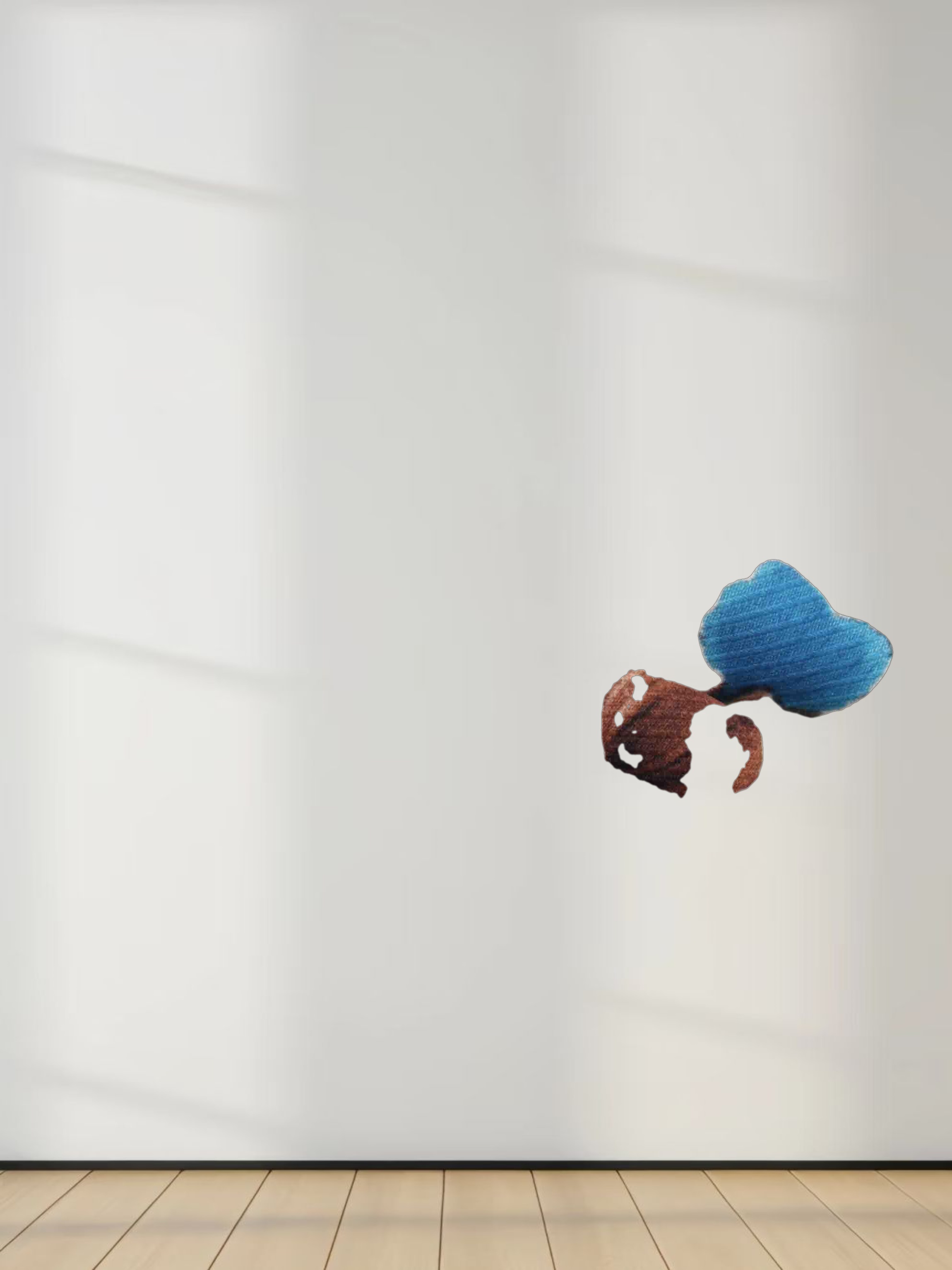 Seamed Pleated Skirt-Neutral Florals