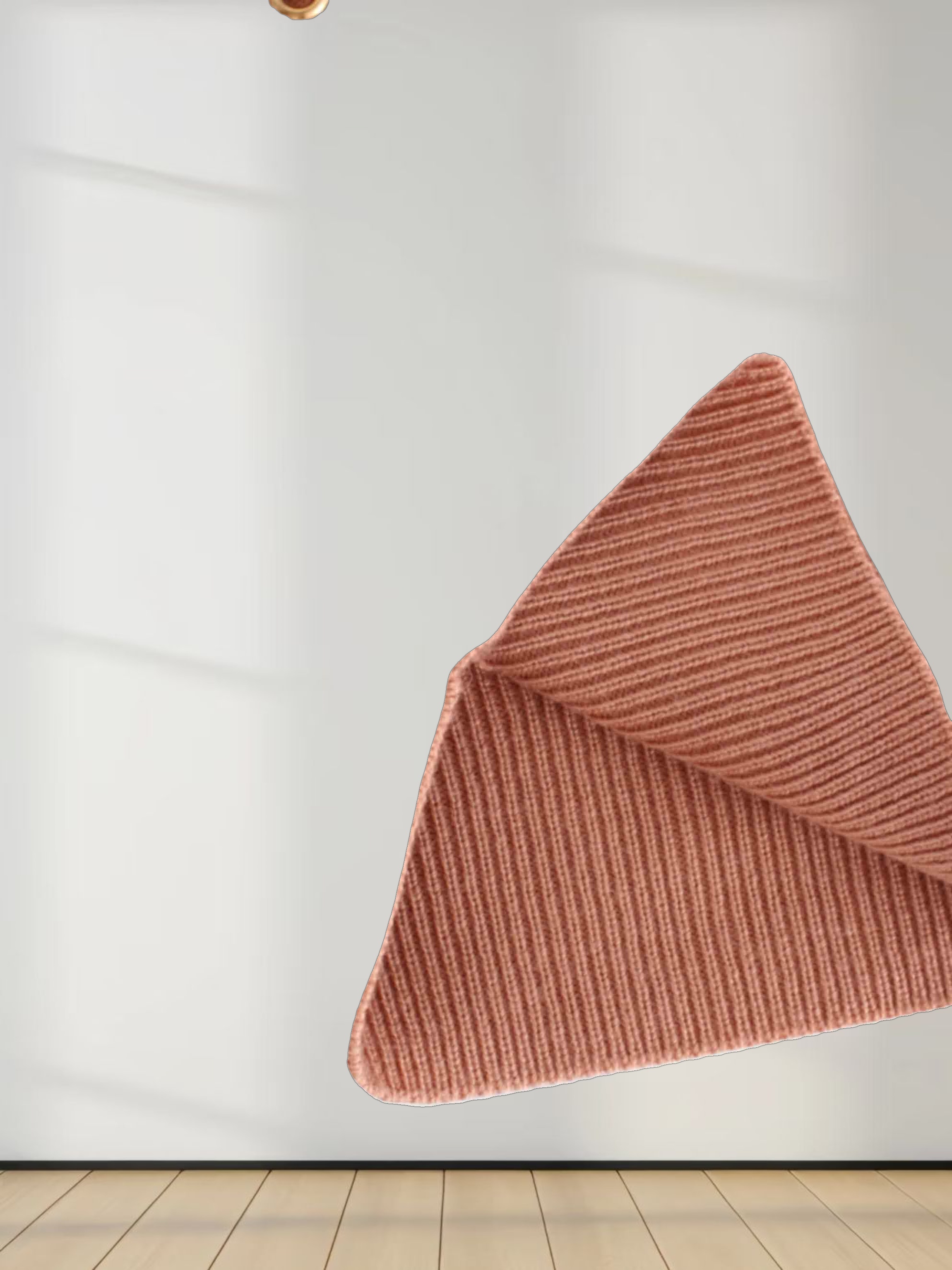 Grommet Cardigan-Peach