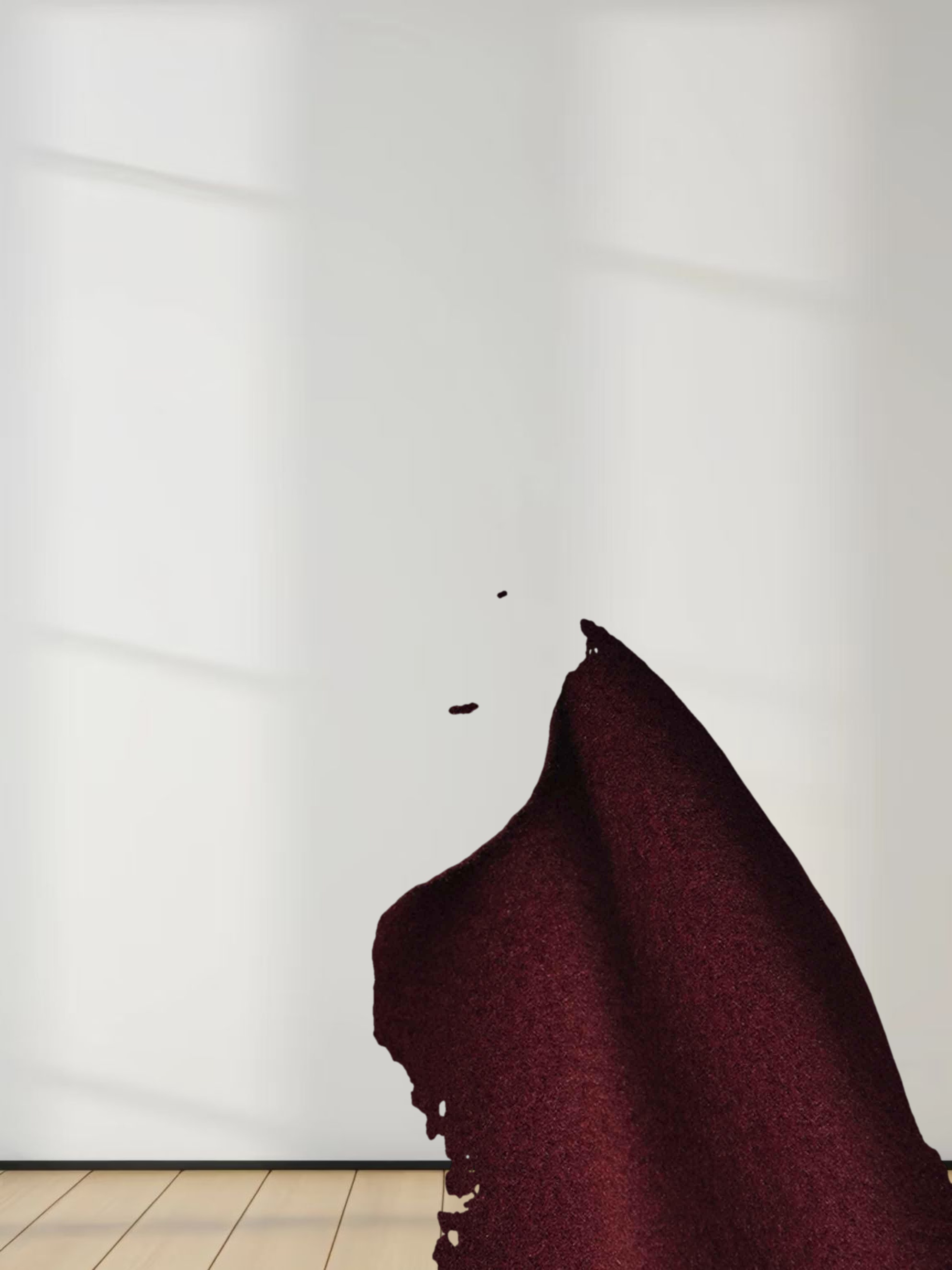 Embossed Crown Sweatshirt-Burgundy