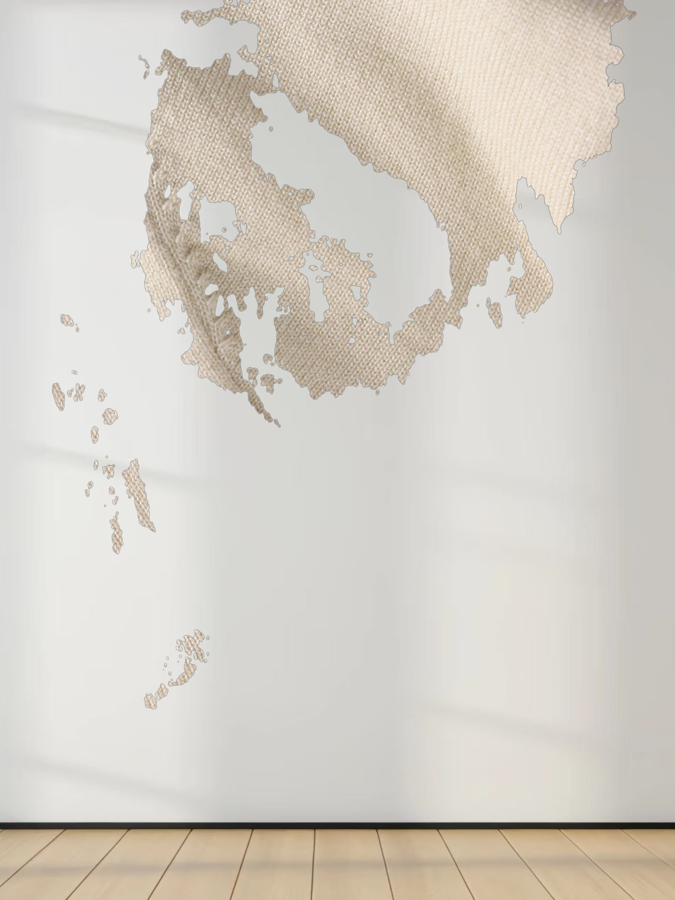 Basic Crew Sweater 3Q-Ivory