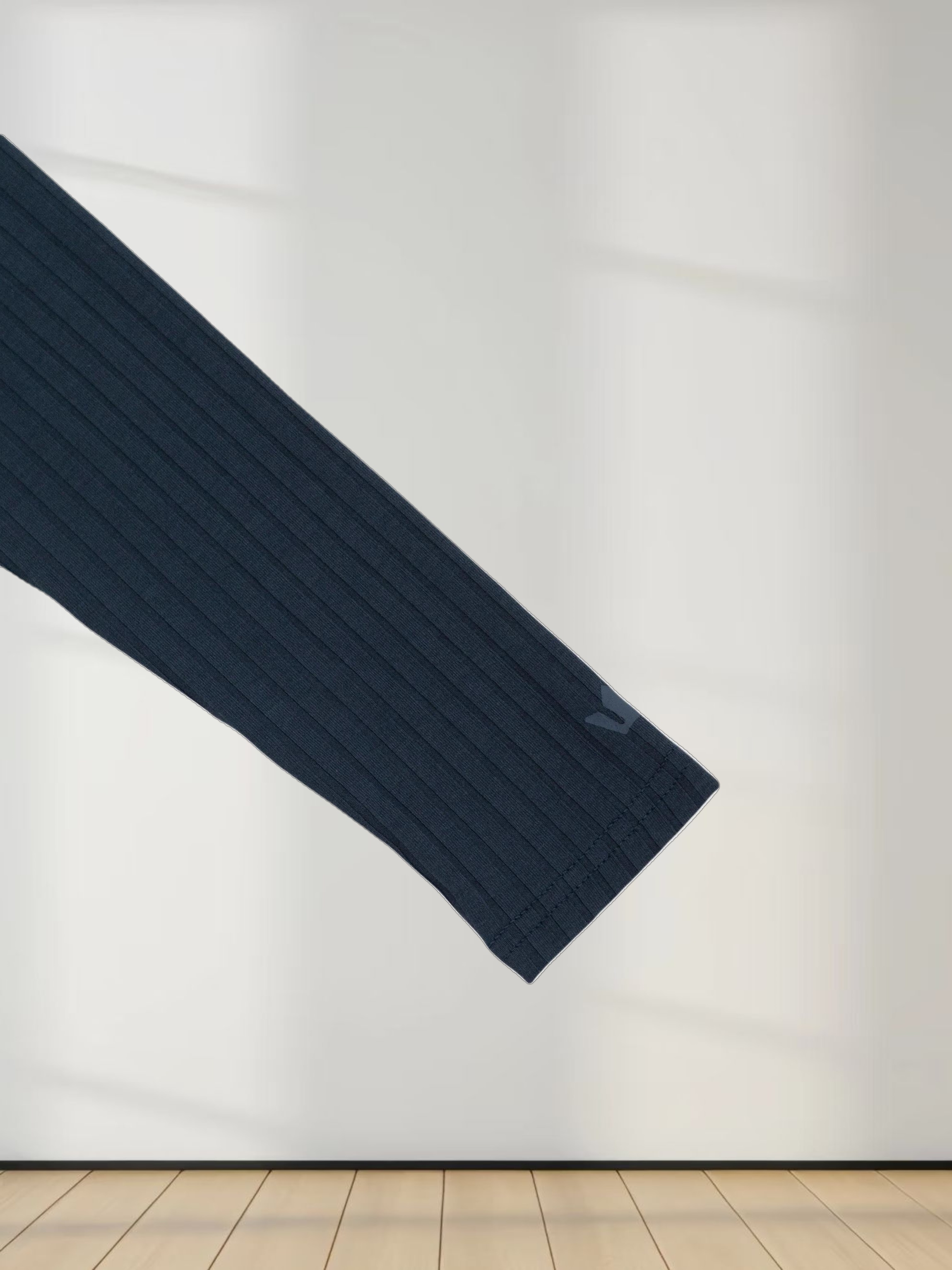 Ribbed High V Bomber-Navy