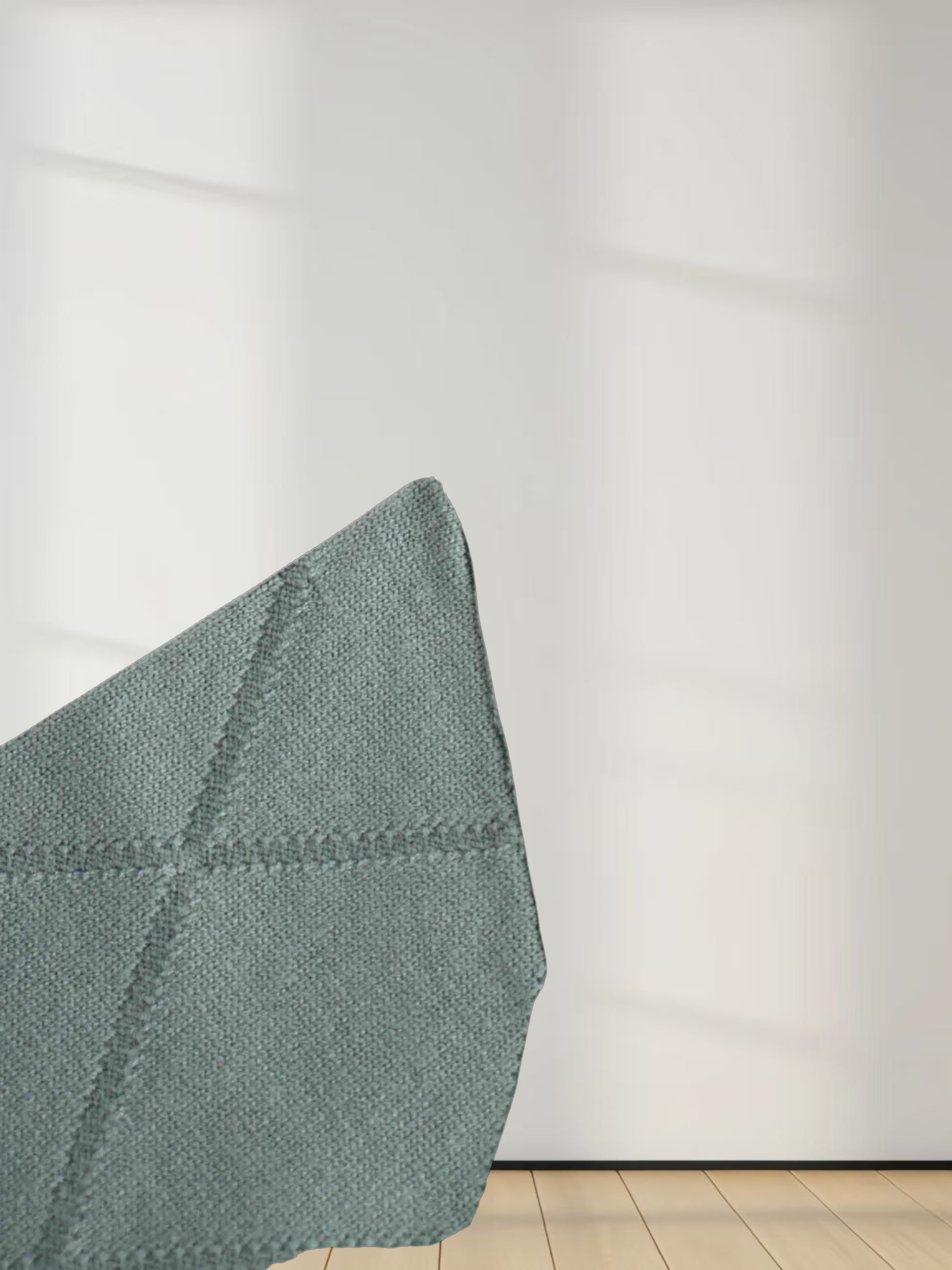 Oversized Diamond Detail Sweater-Seafoam