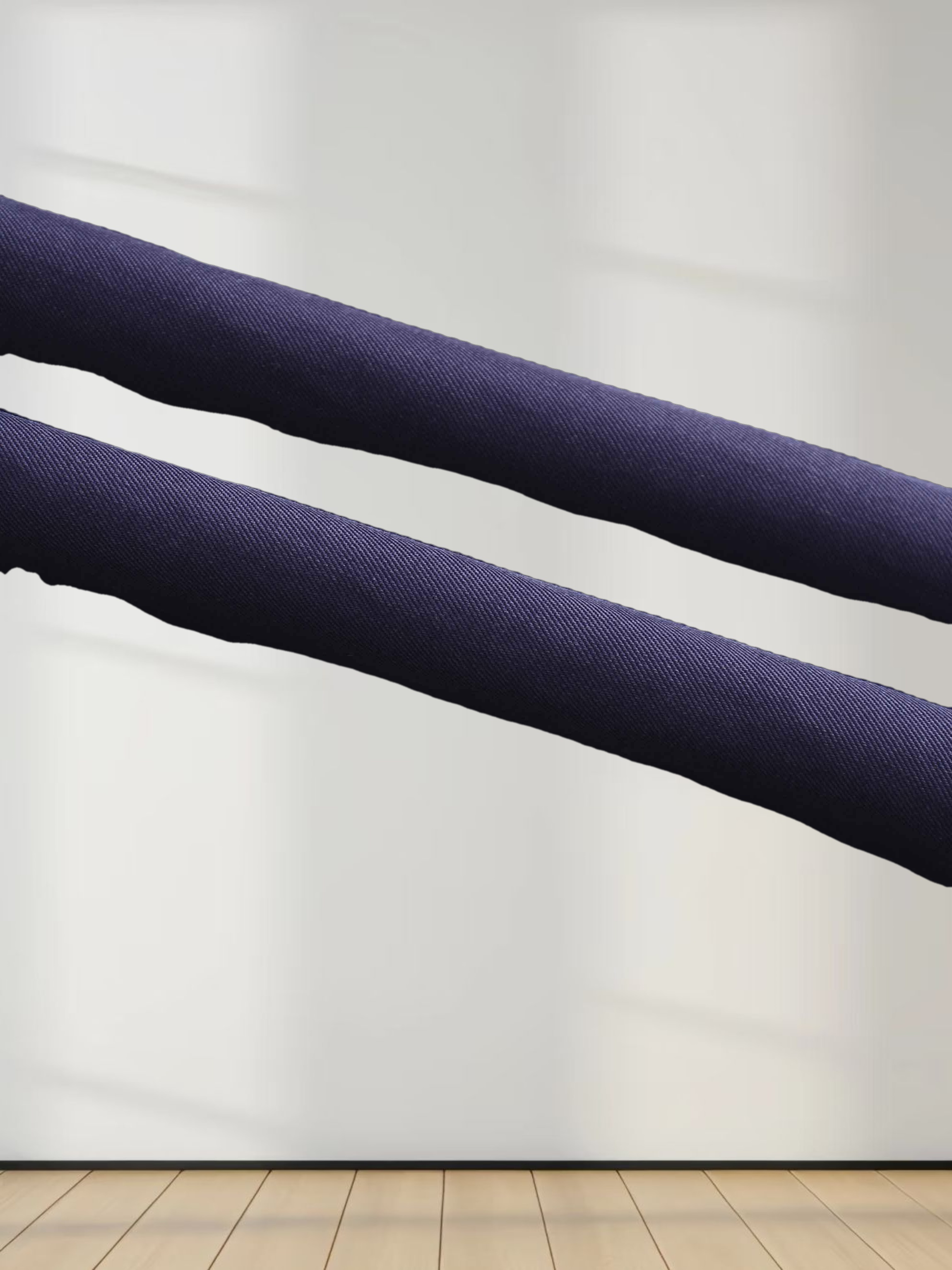 Drawstring Circle Skirt-Navy