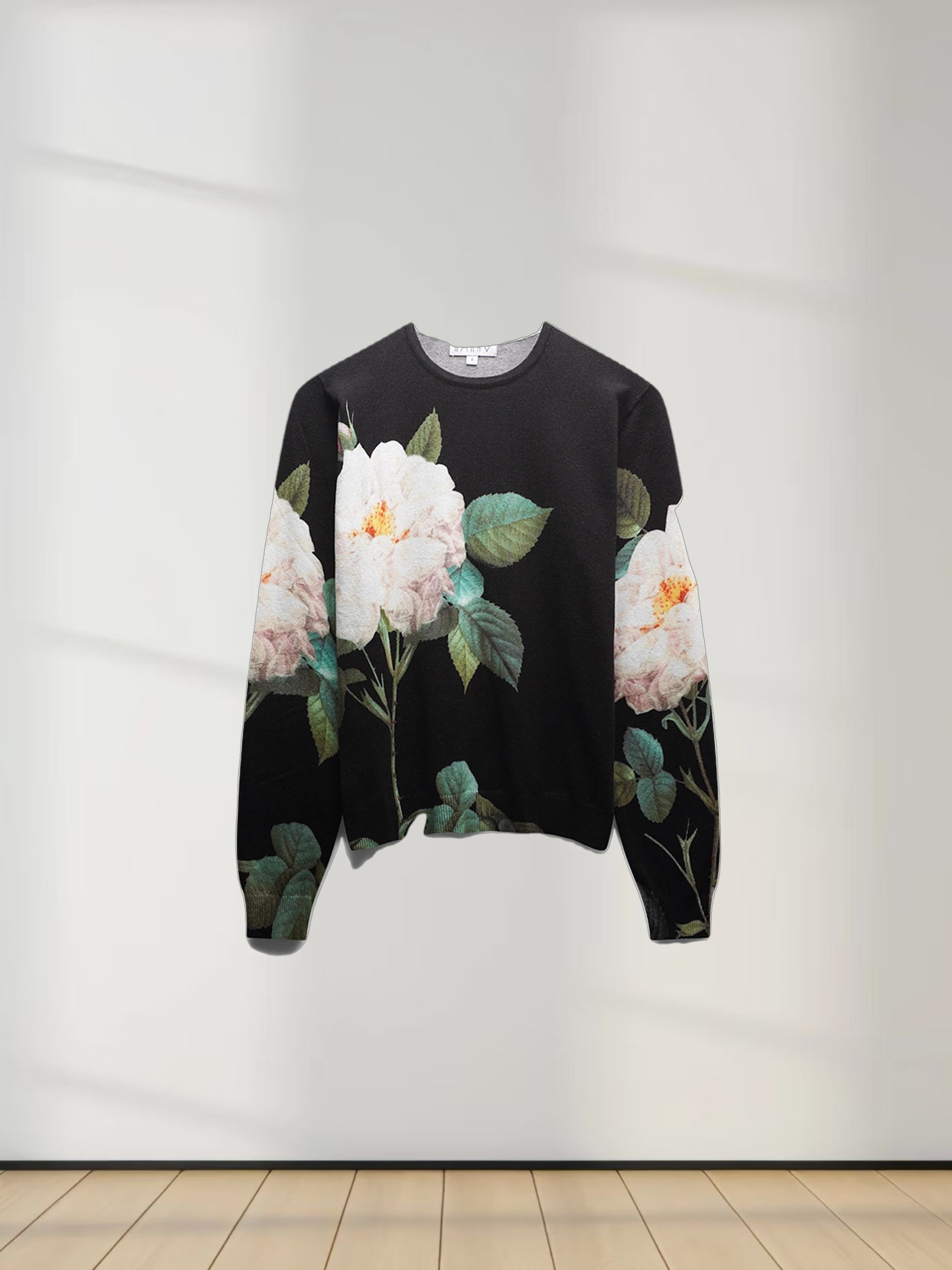 Printed Sweater-Oversized Floral