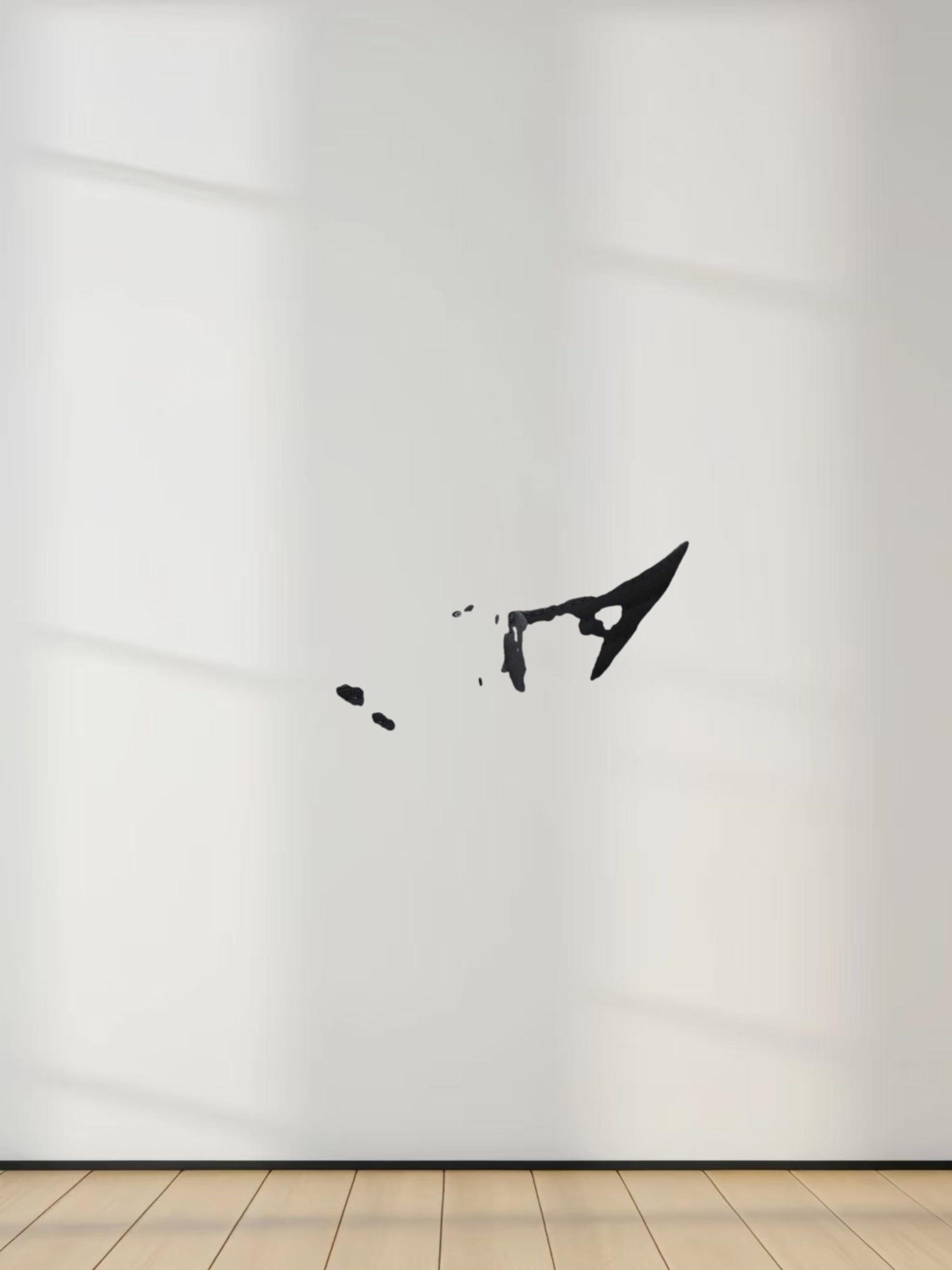 Princess Stitched High V top-Black