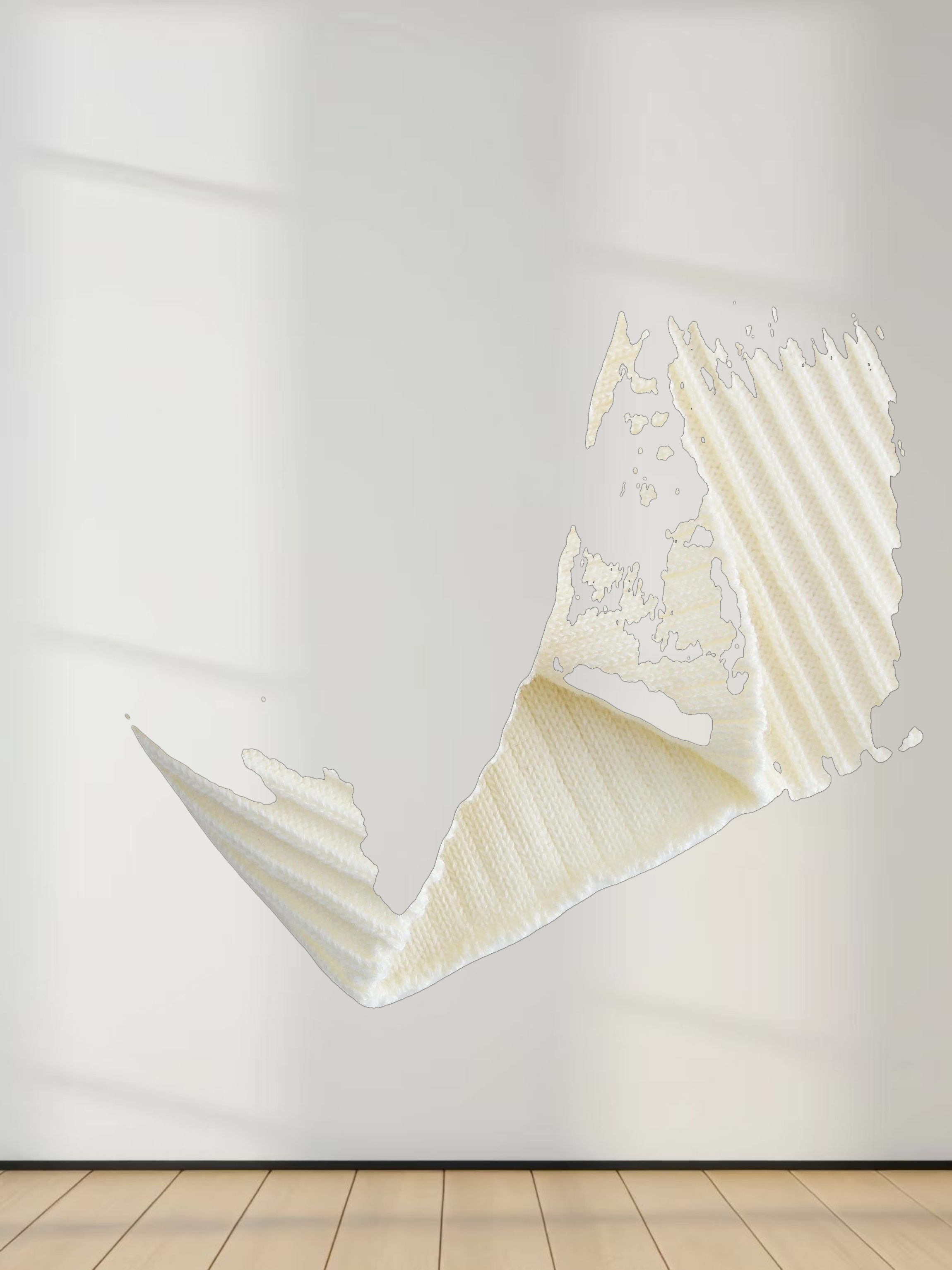 Sleeveless Ribbed Crew-Ivory