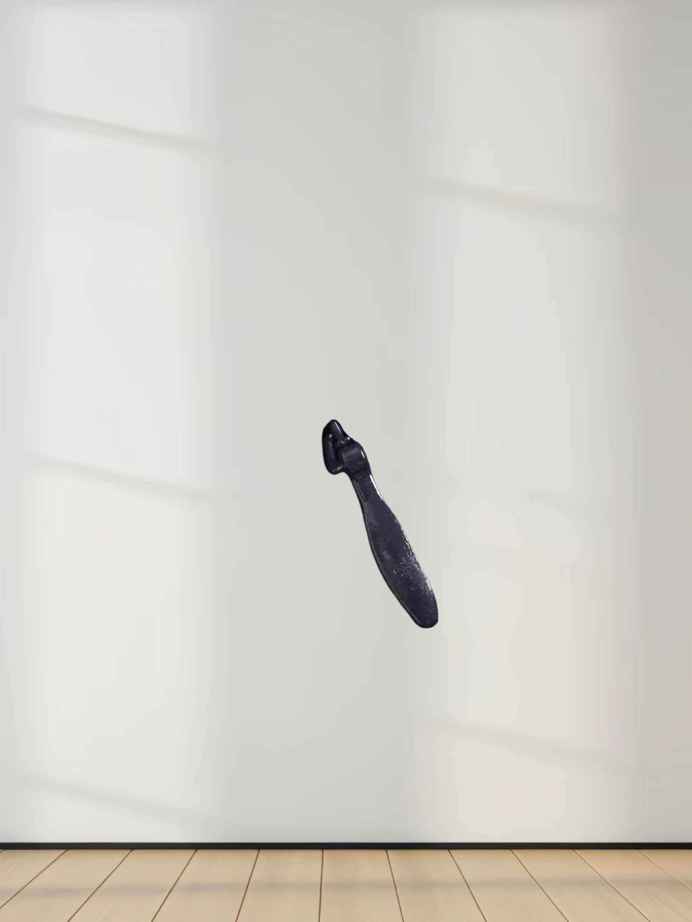 Side Pleat A-Line Short Skirt-Navy