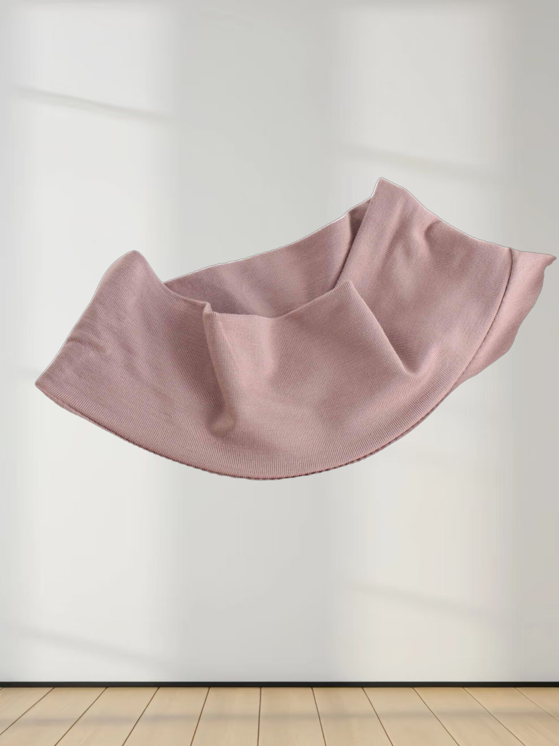 Modal Turtleneck Long Sleeve-Clay