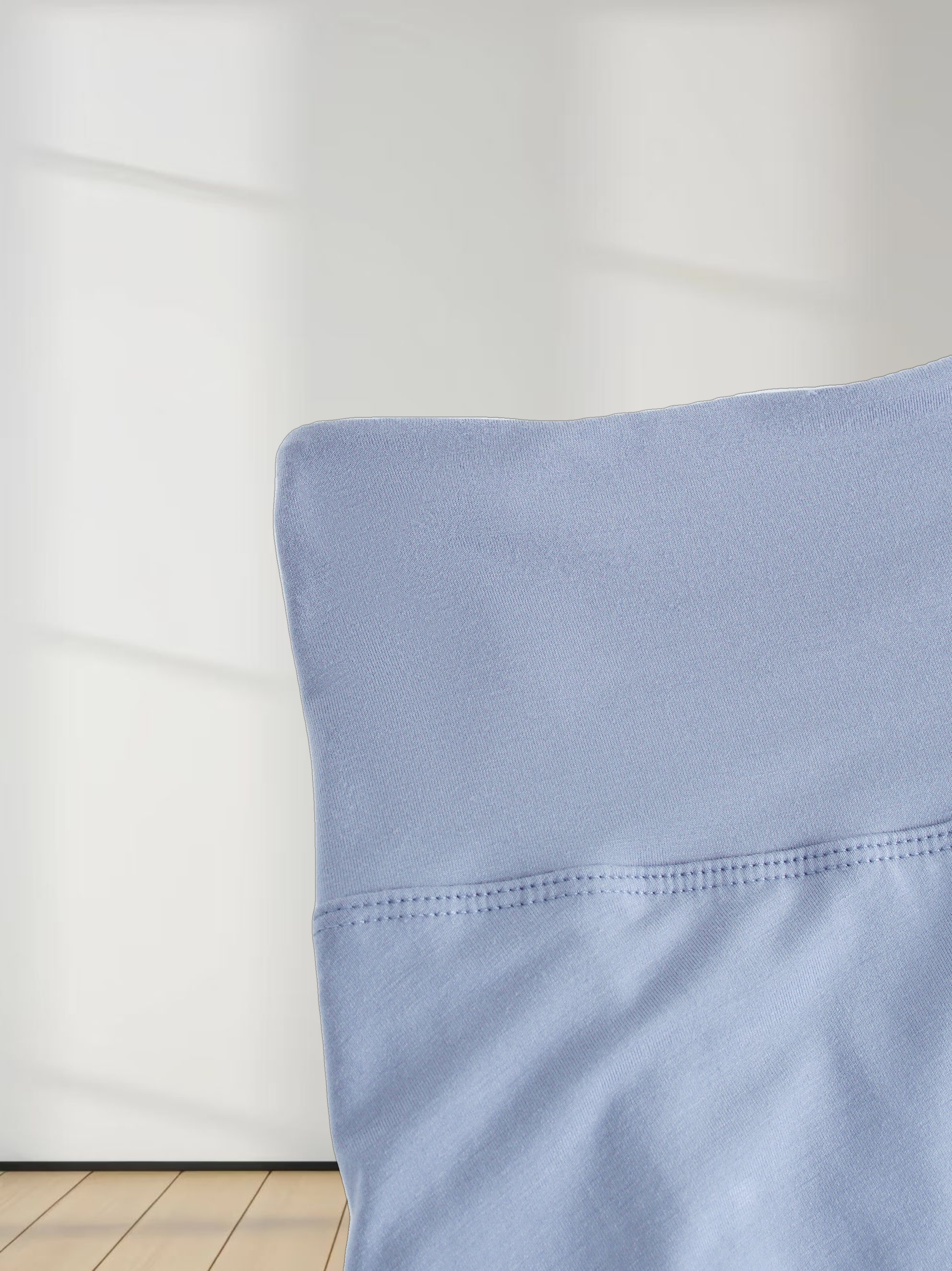 DOUBLE LAYER SKIRT-BLUE