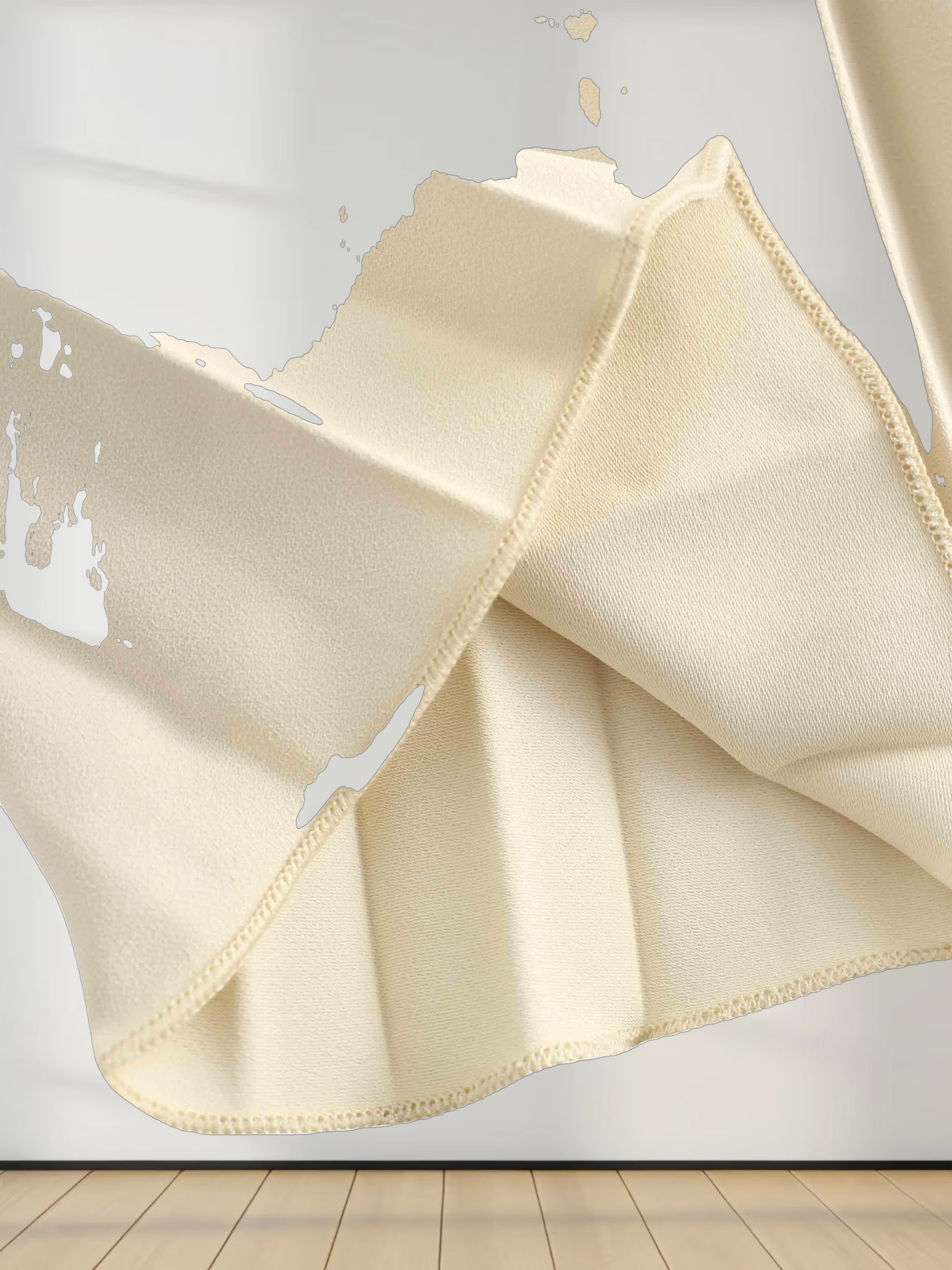 Crepe Pleated Maxi Skirt-Bone