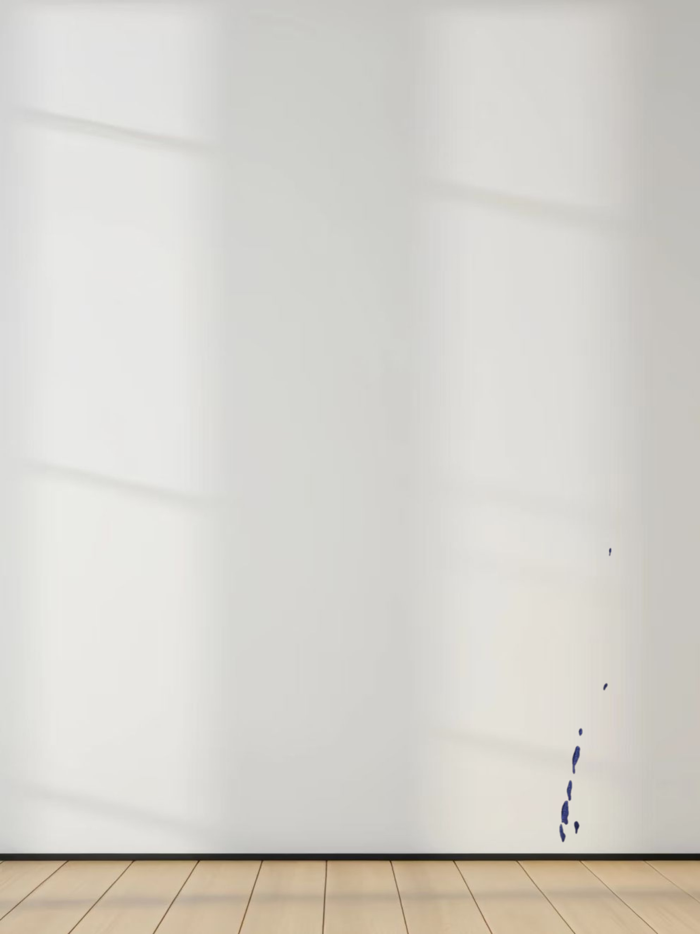 RIBBED WRAP TEE-NAVY