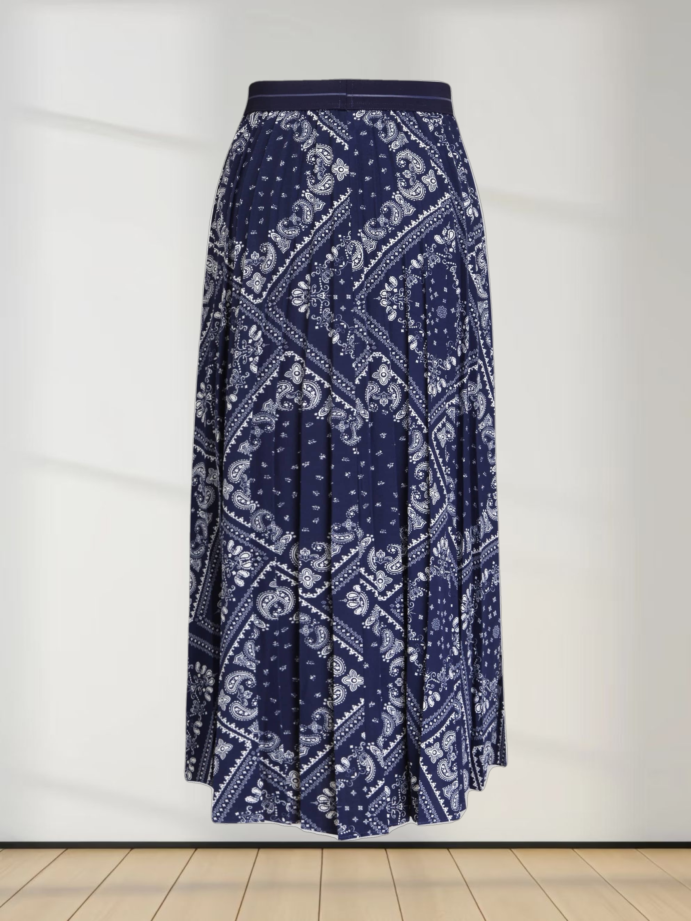 Printed Pleated Skirt 37