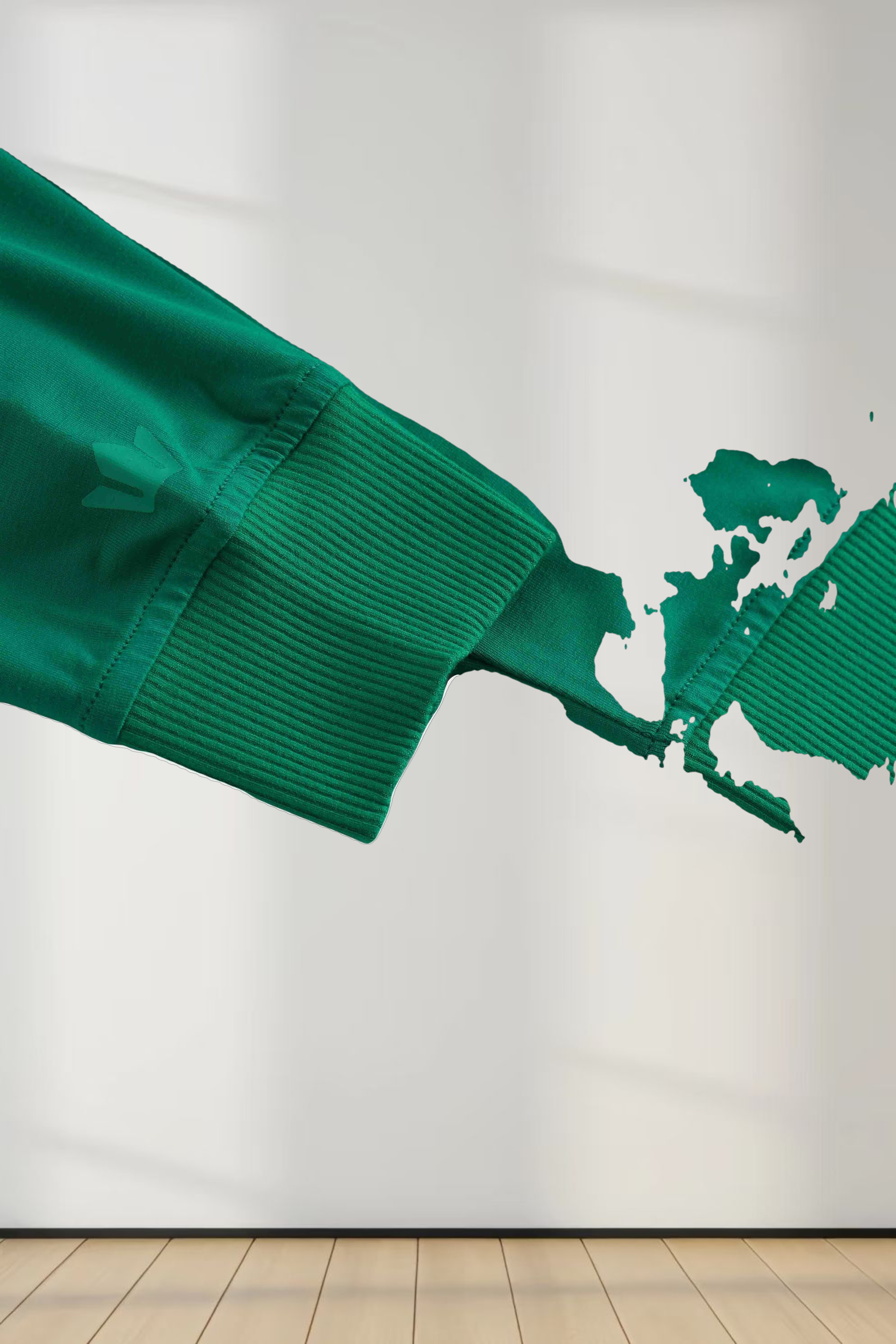 Cropped Tee-Kelly Green