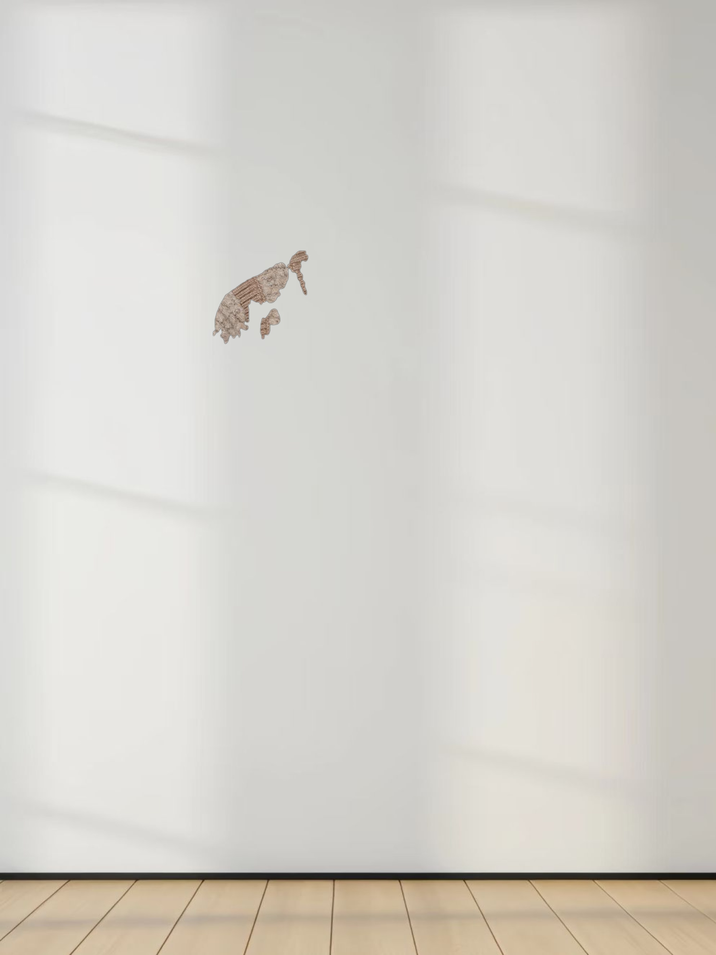 Ribbed Knit Mohair Cardigan Jacket-Camel