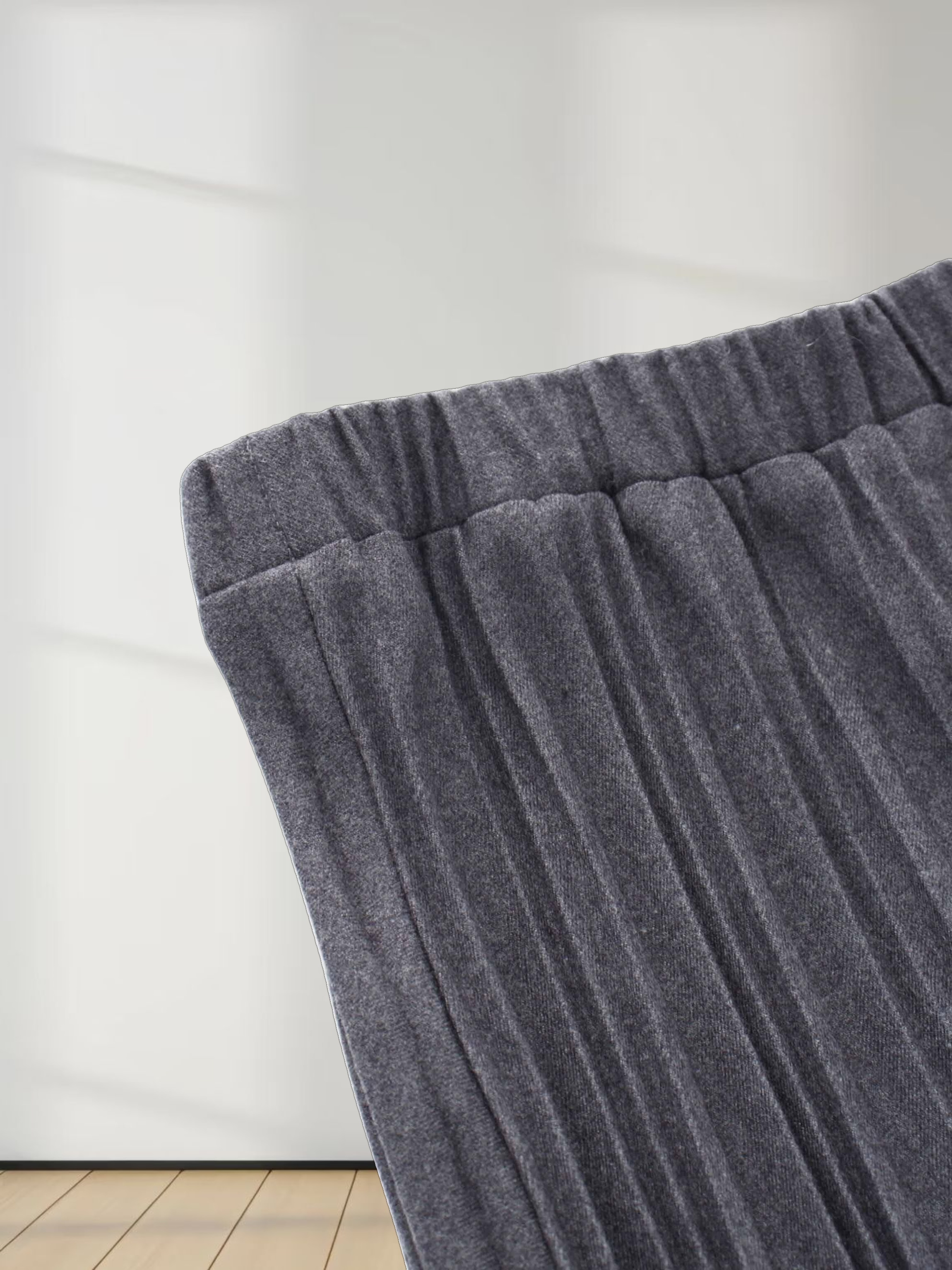 Wool Blend Pleated Skirt 25.5