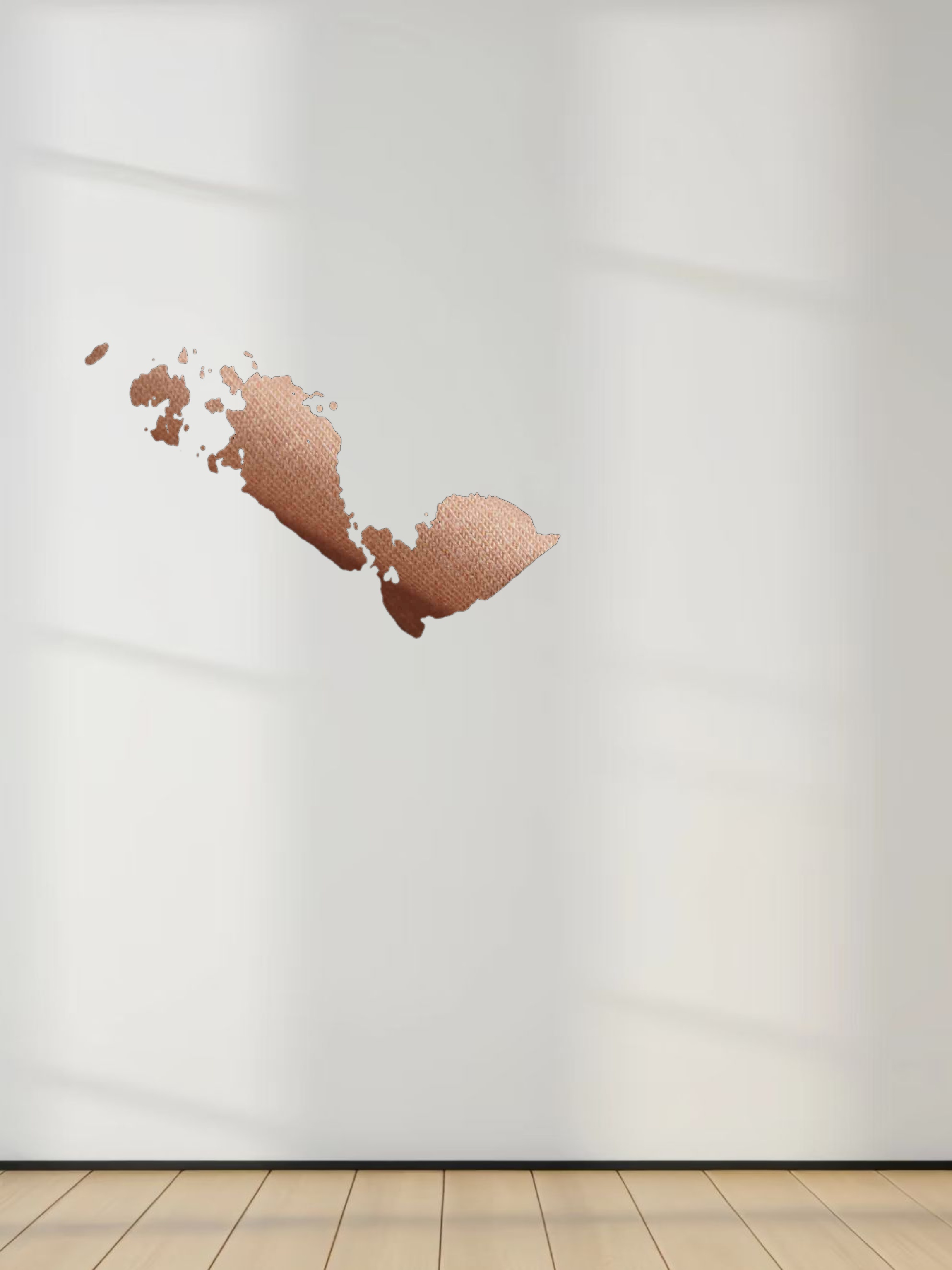 Printed Modal Turtleneck-Brown Windowpane