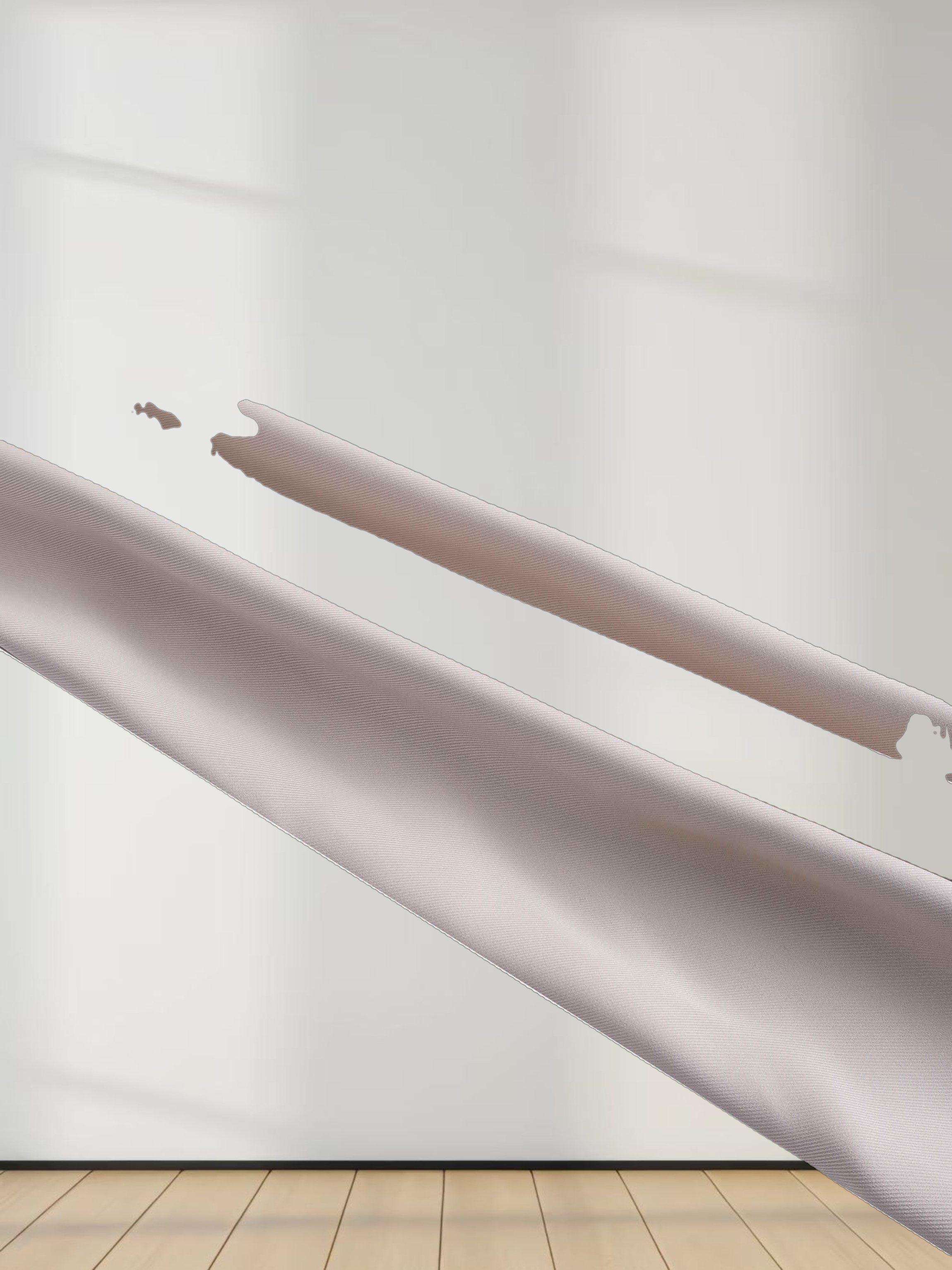 Pleat Neck Belted Dress-Ecru