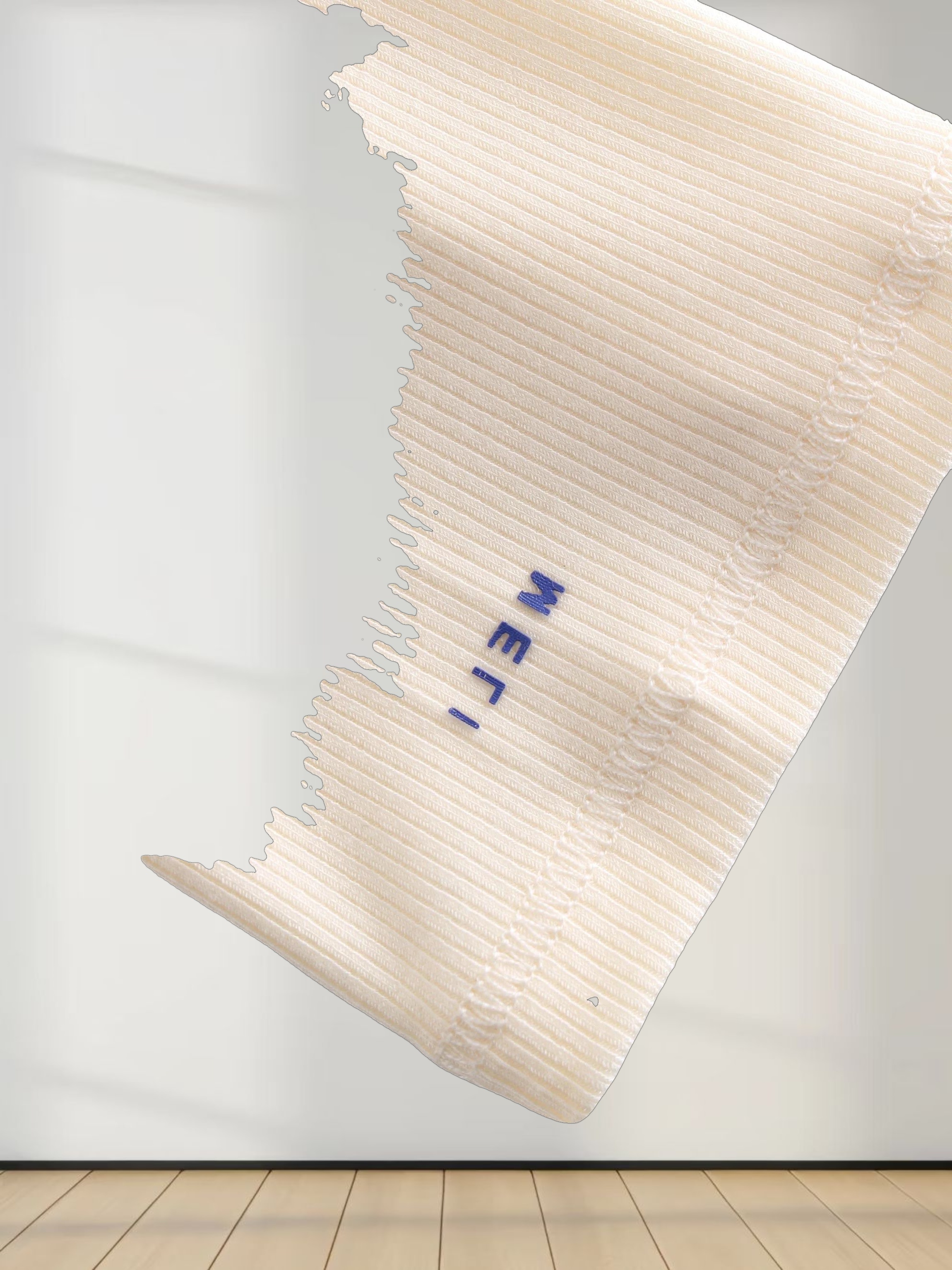 Ribbed Swing Tee-Ivory