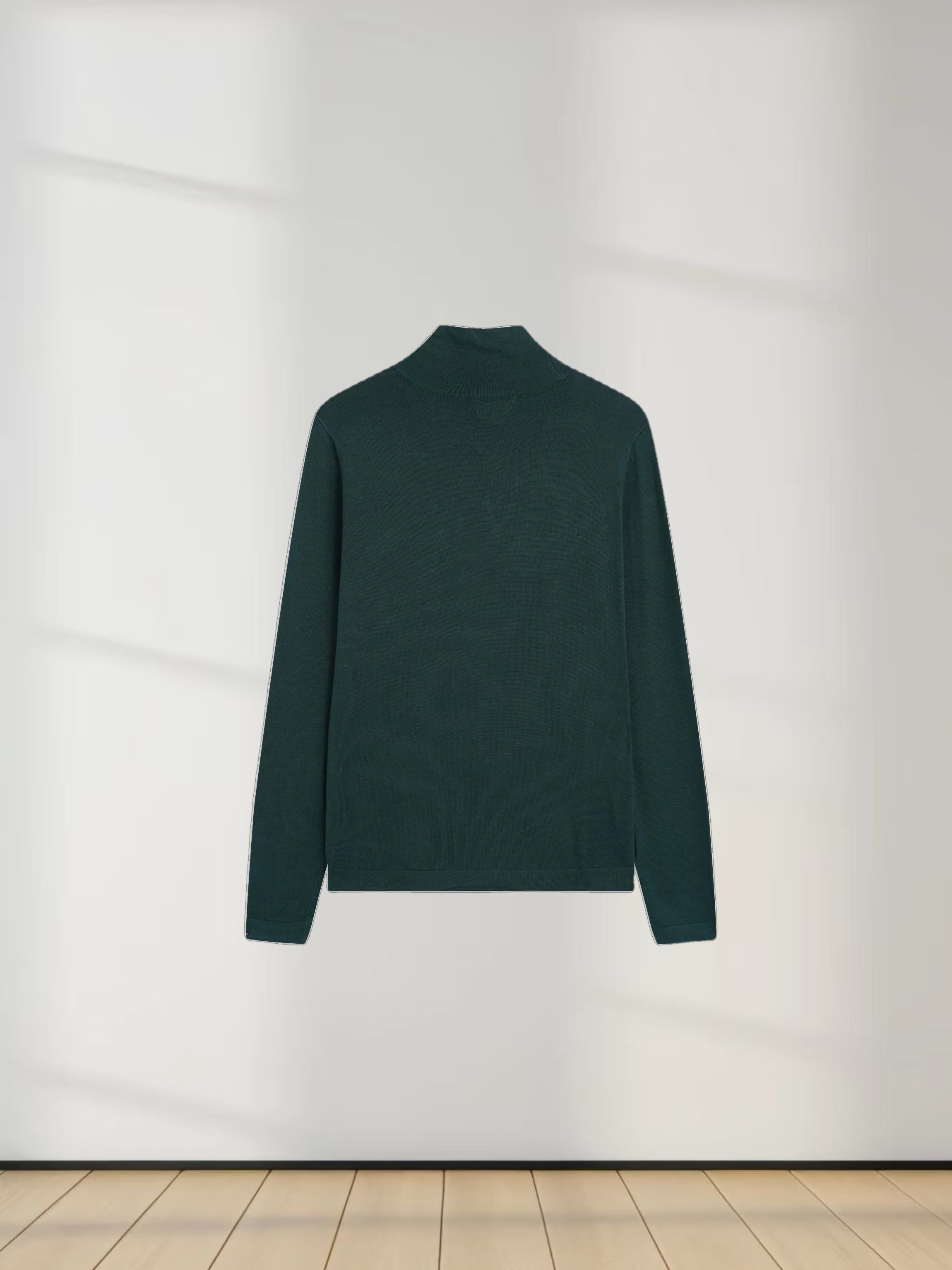 Knit Turtleneck-Green