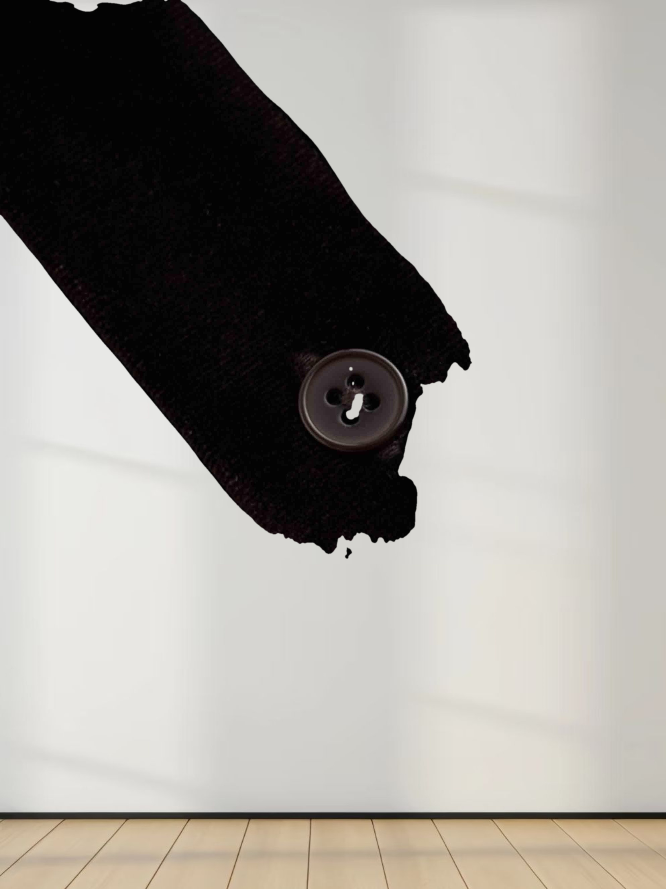 Velour Button Down Blouse-Brown