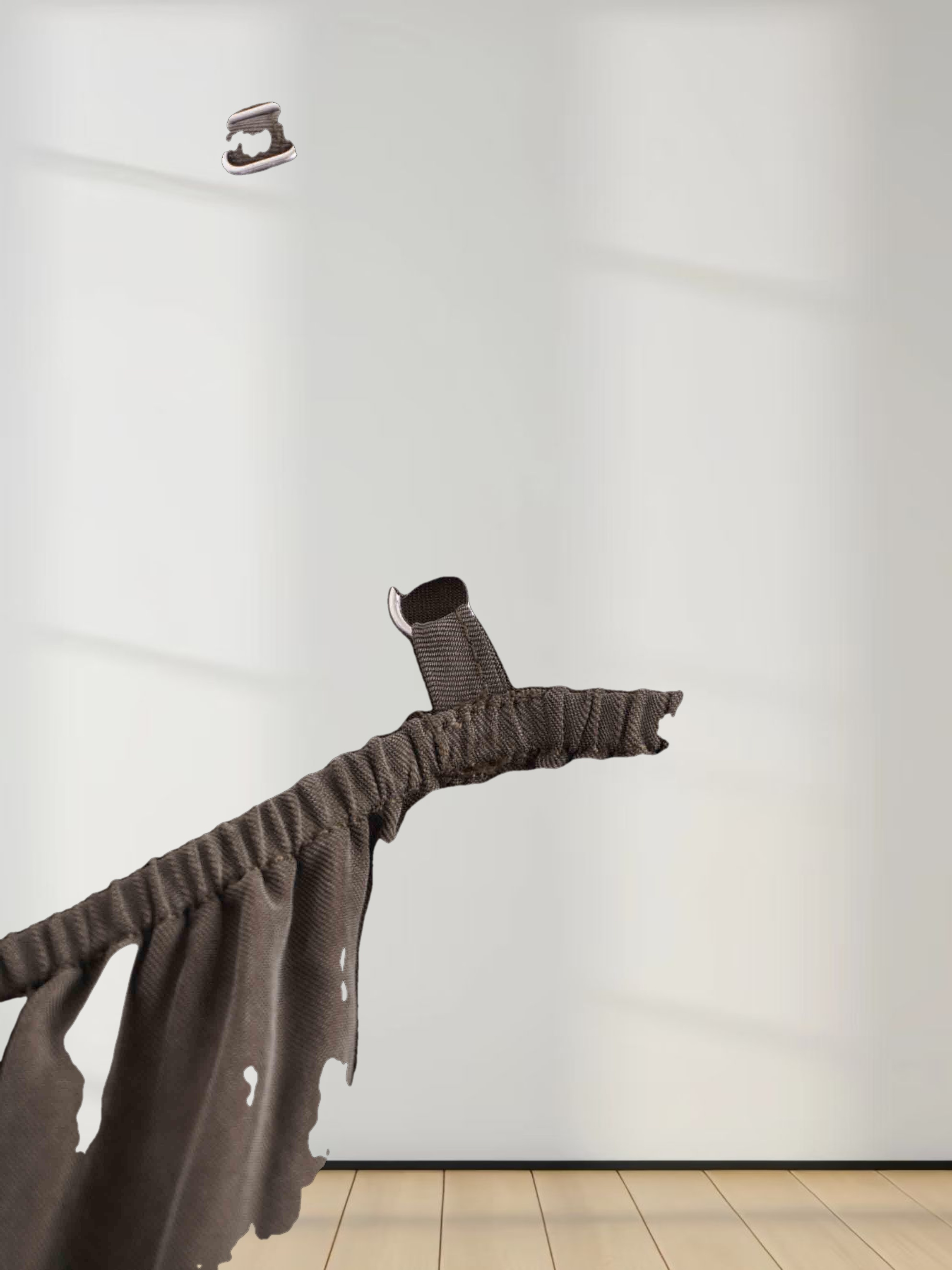 Cupro Crew Neck Slip Dress-Olive