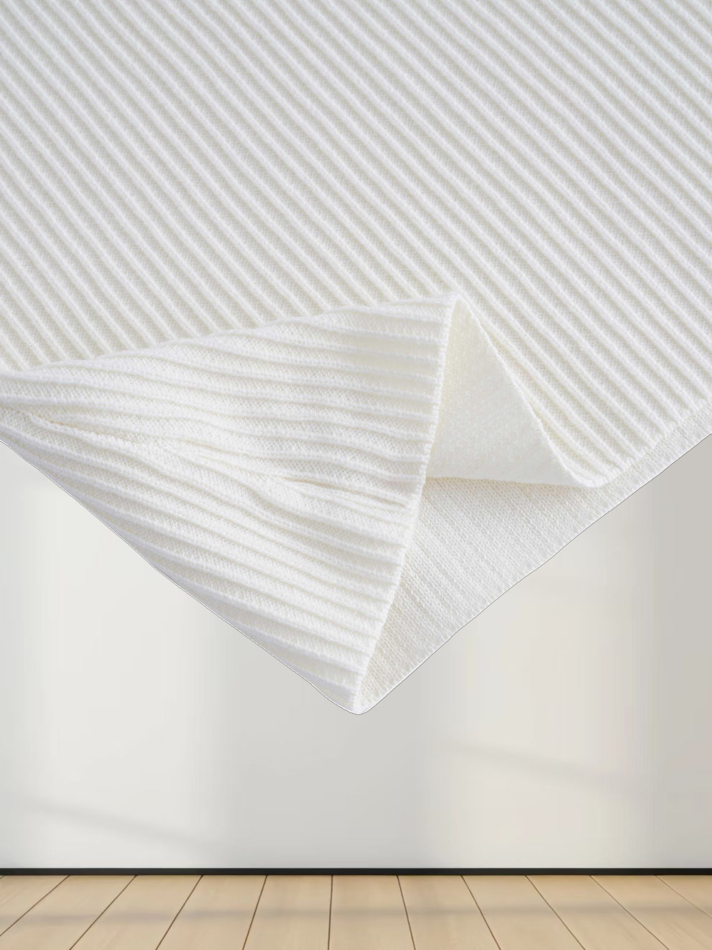 Sleeveless Ribbed Turtleneck-Ivory