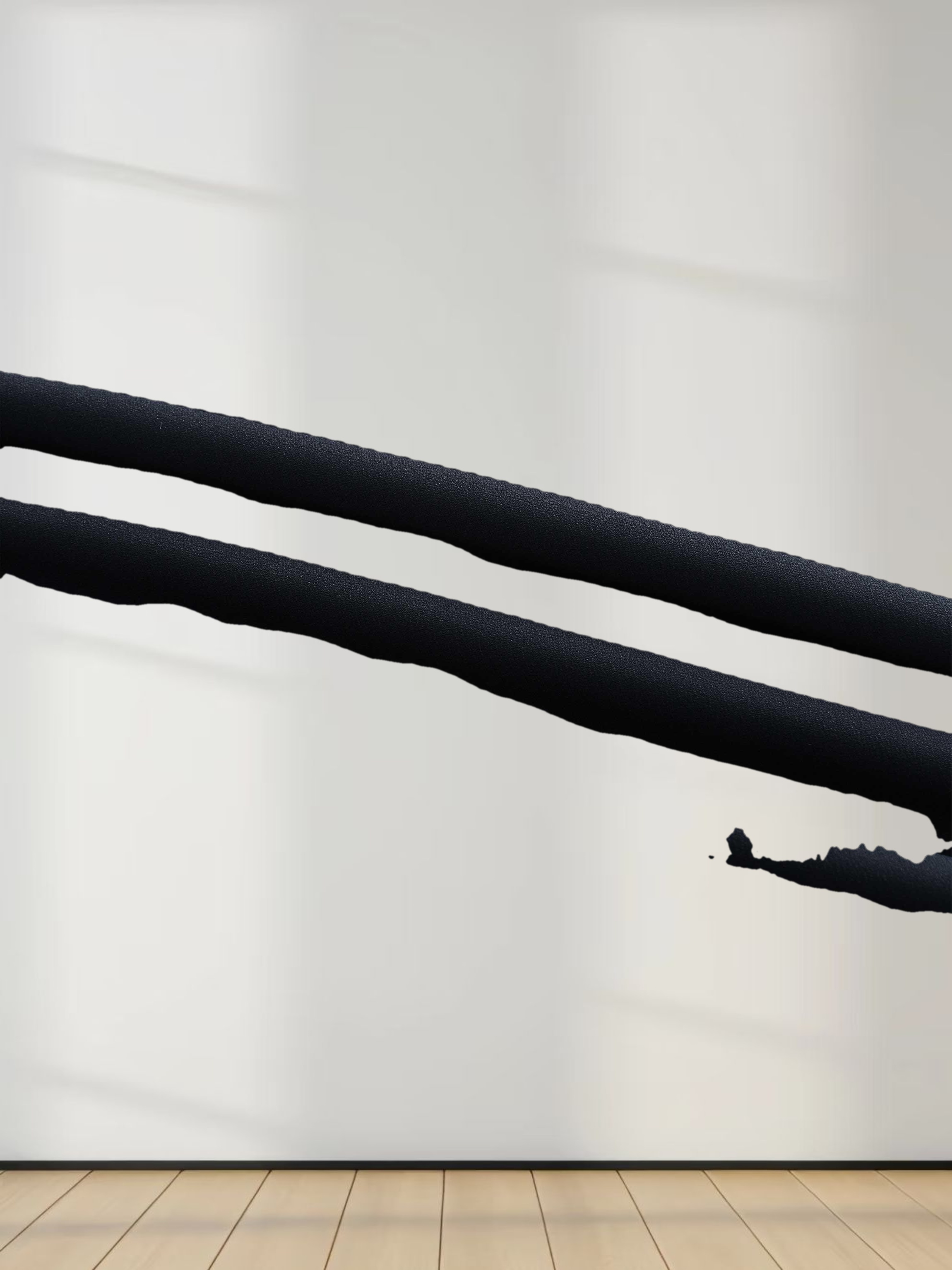 Crepe Slip Skirt-Navy