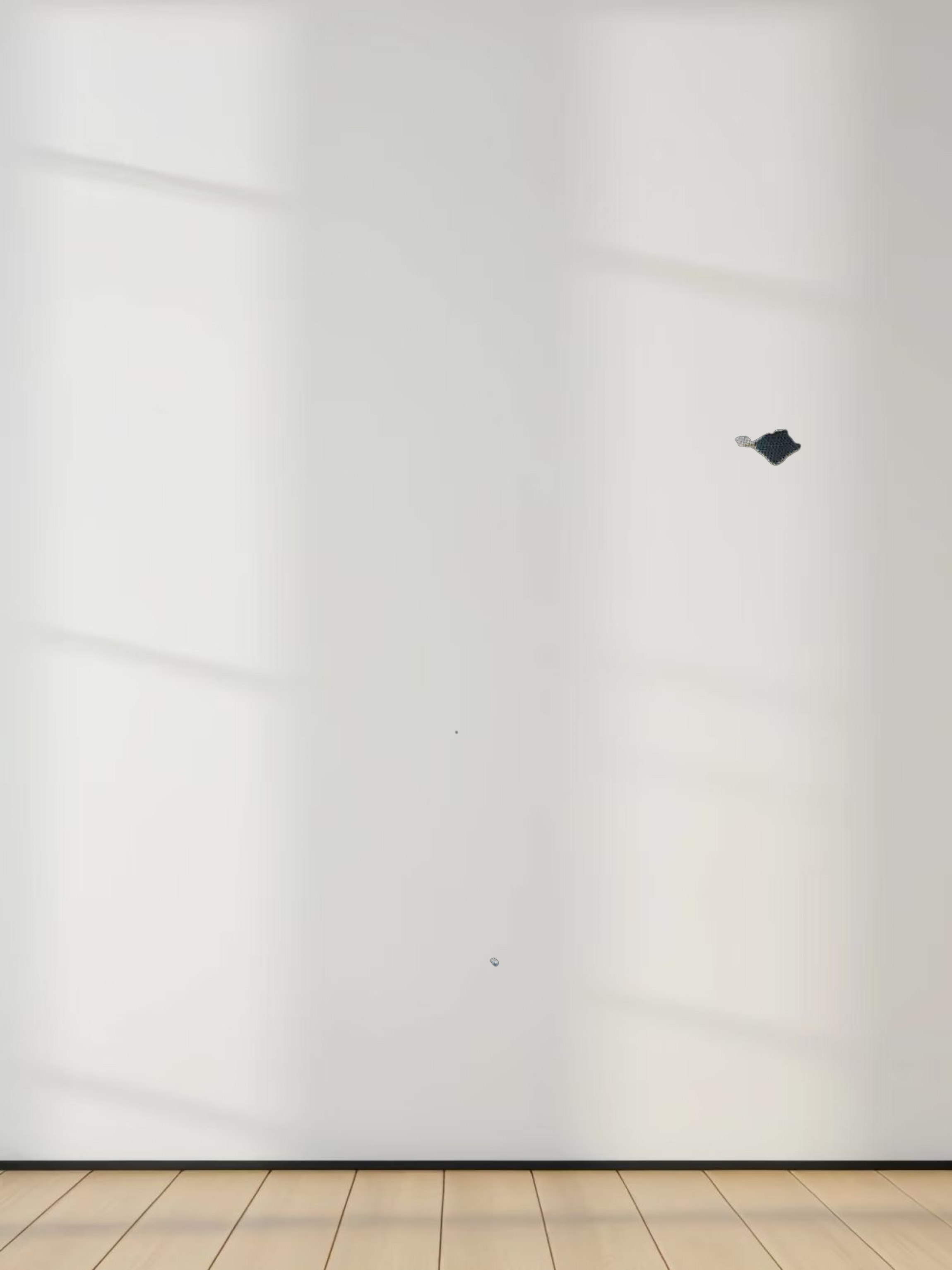 Waist Yoke Dress-Mesh Turquoise Floral