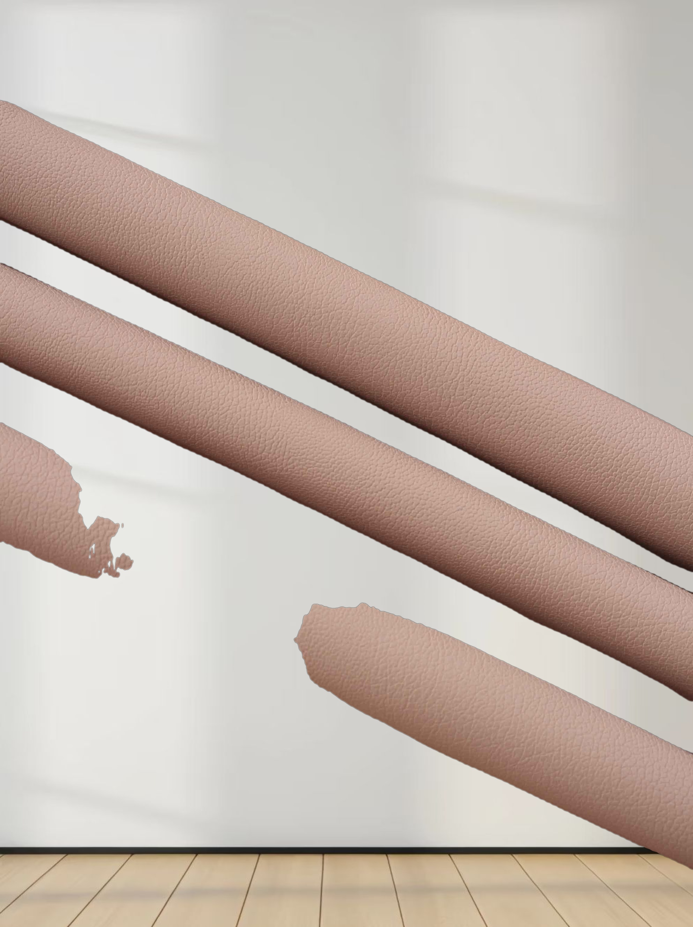 Drop Waist Leather Skirt-Mauve