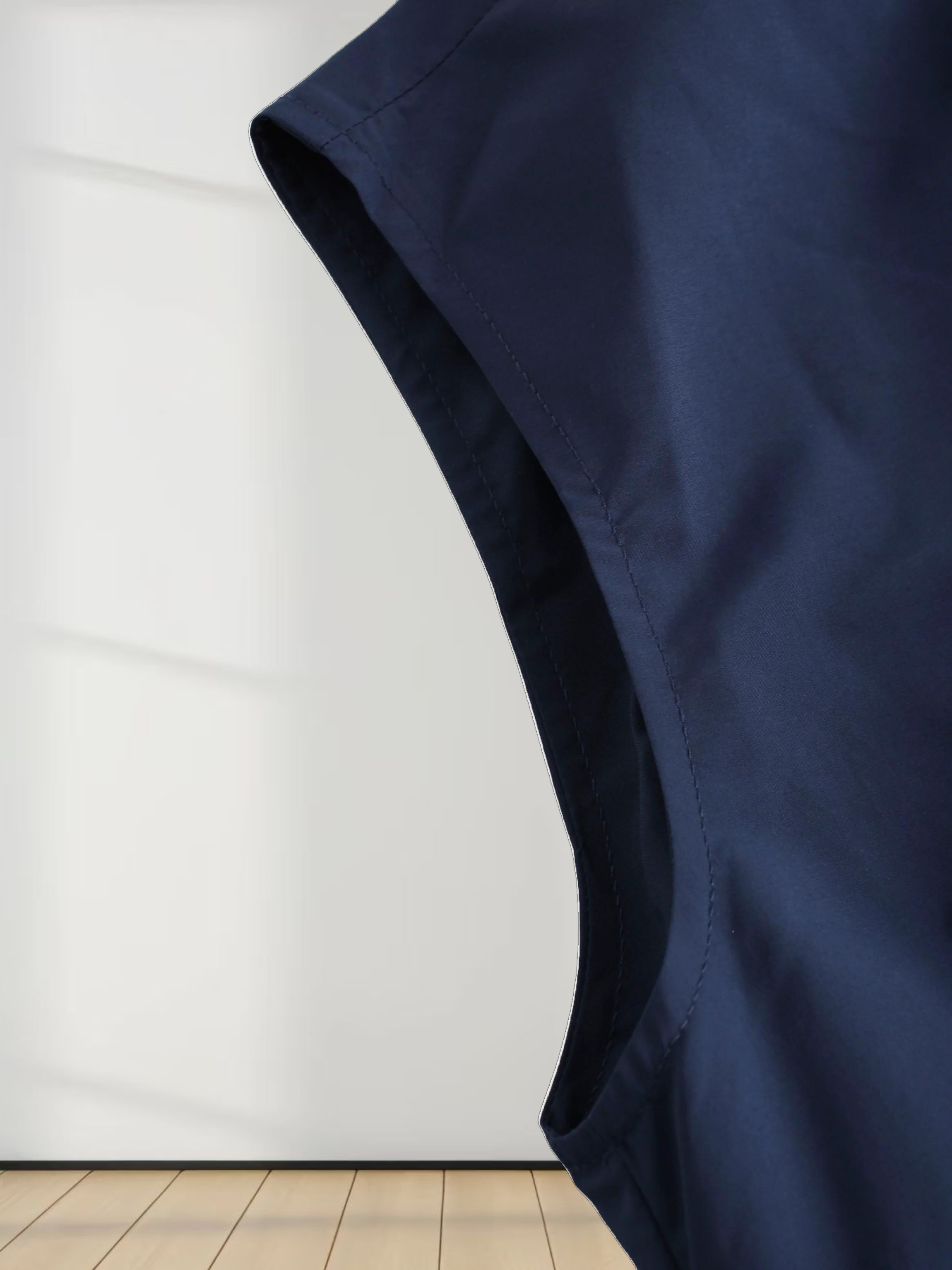 Taffeta Bubble Jumper-Navy