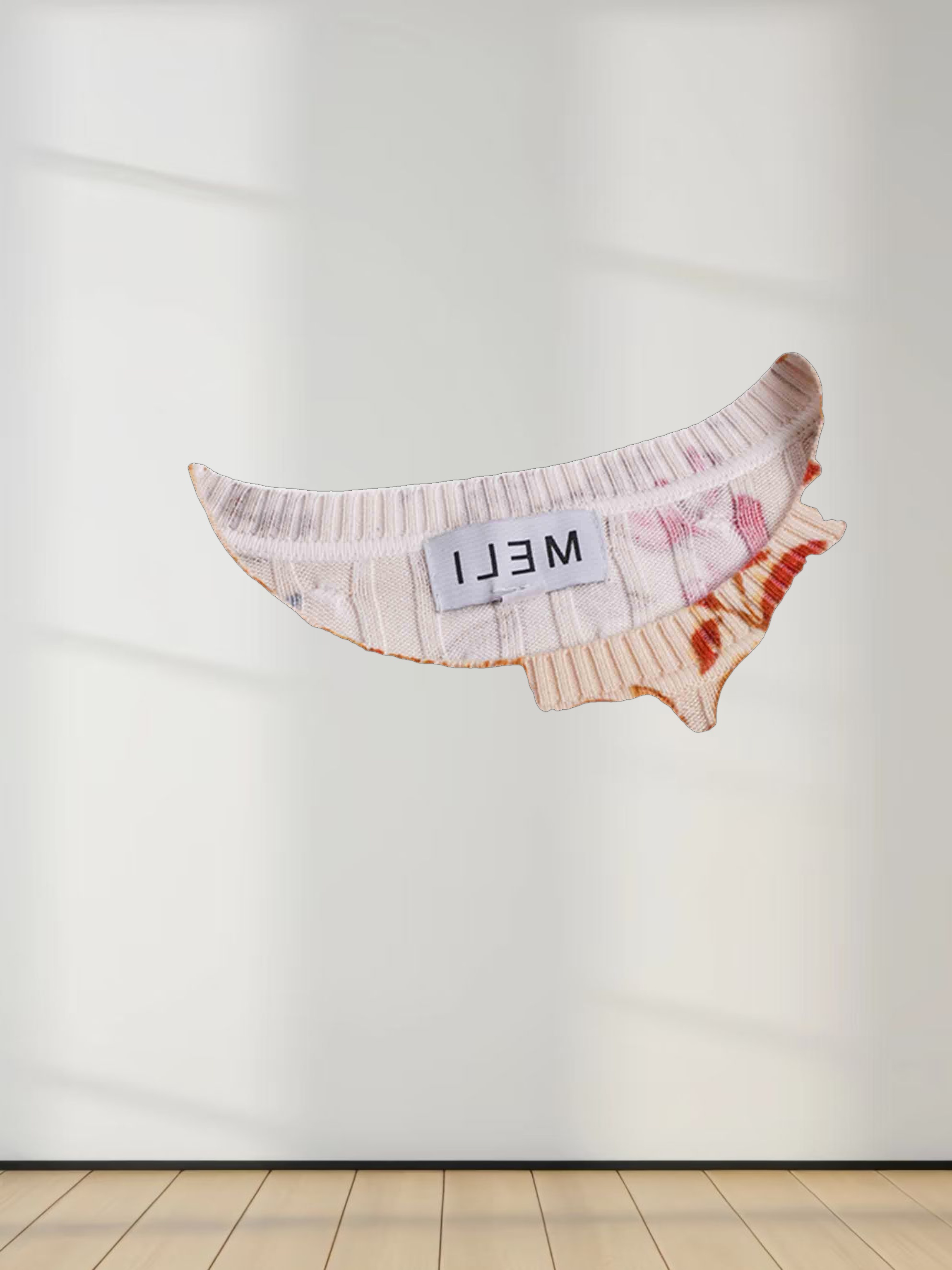 Printed Cable Knit Sweater-Autumn Bloom