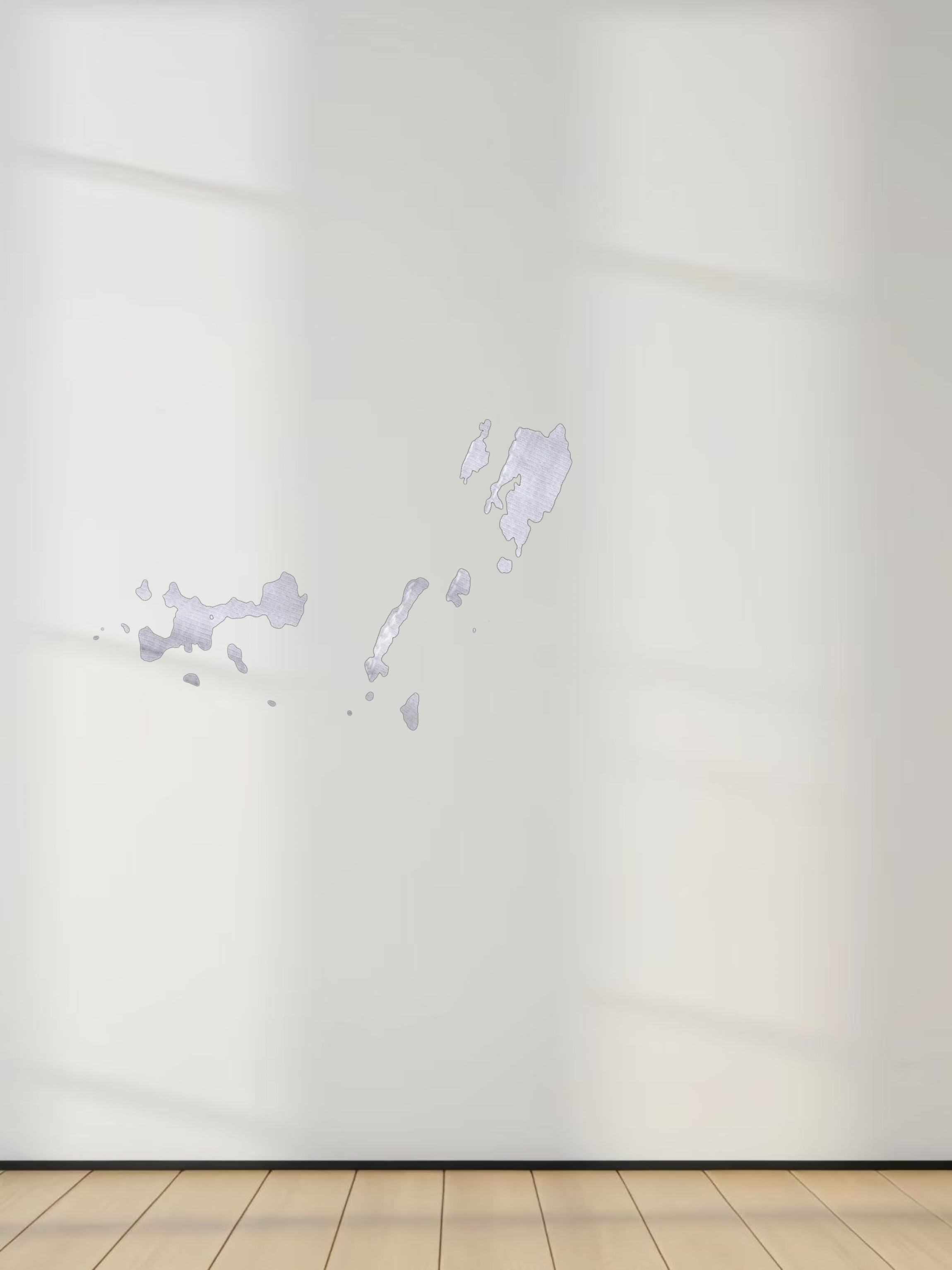 OMBRE PLEAT BACK TEE-BLACK