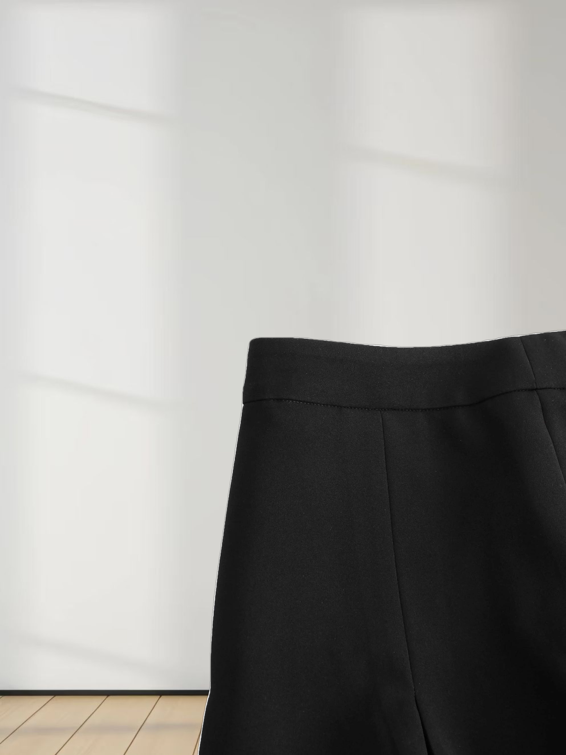 The Celina Pleat Skirt-Black