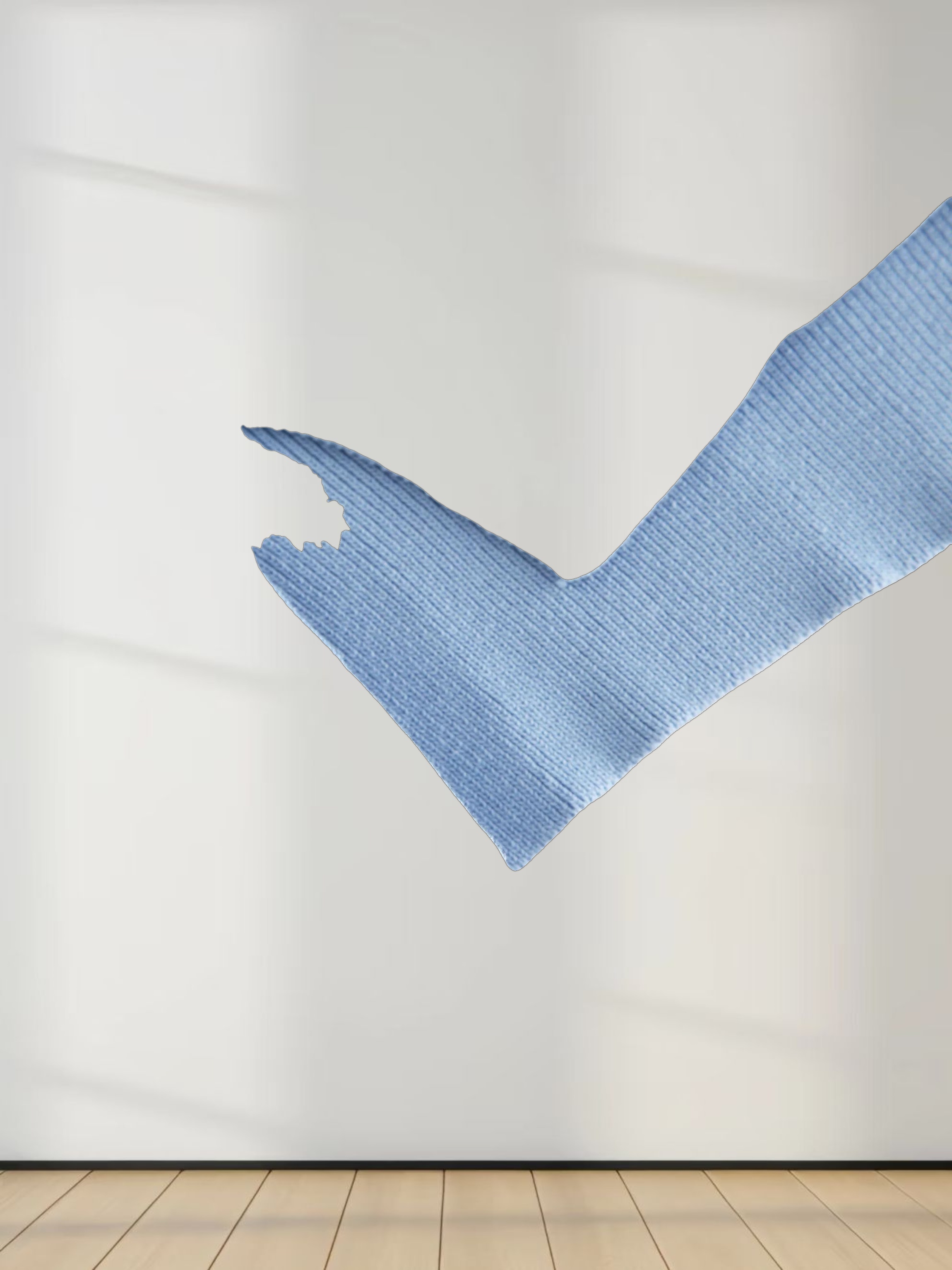 Oversized Lightweight Sweater-Light Blue